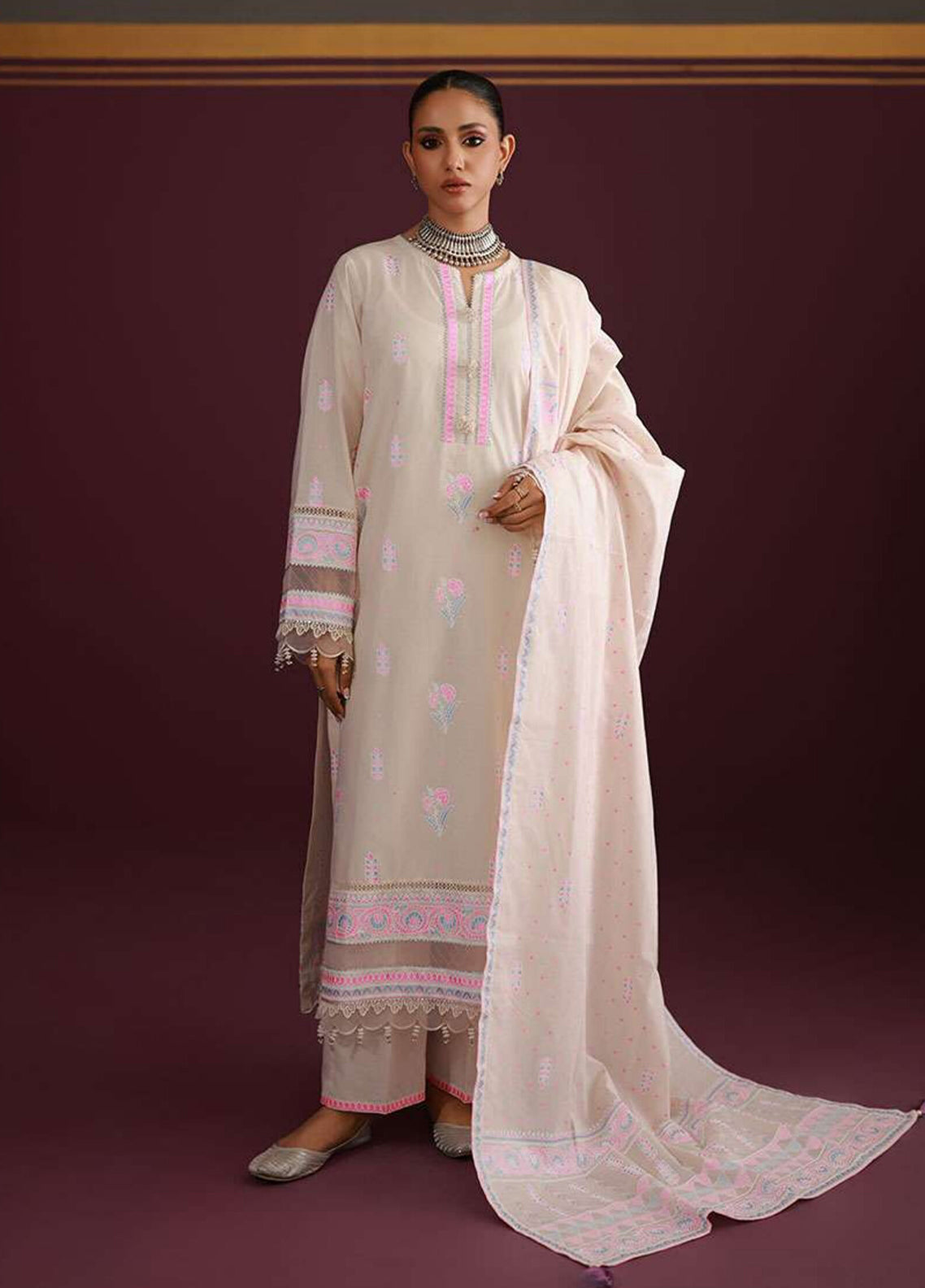 Zellbury Printed Lawn 3 Piece Unstitched Suit WUS26X30634