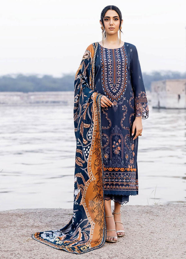 D#06 Ramsha Andaaz Luxury Emb Lawn Collection 523 V-6