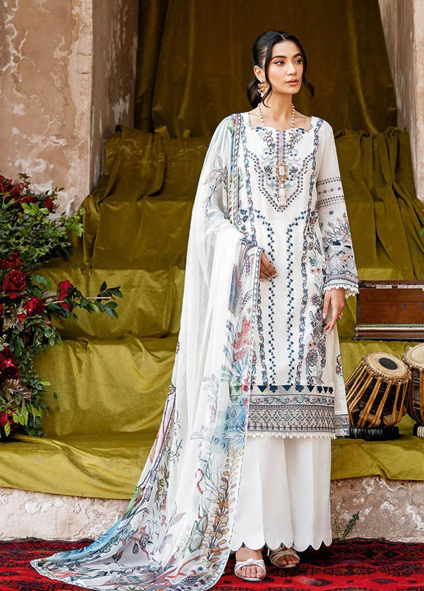 D#07 Ramsha Andaaz Luxury Emb Lawn Collection 523 V-6