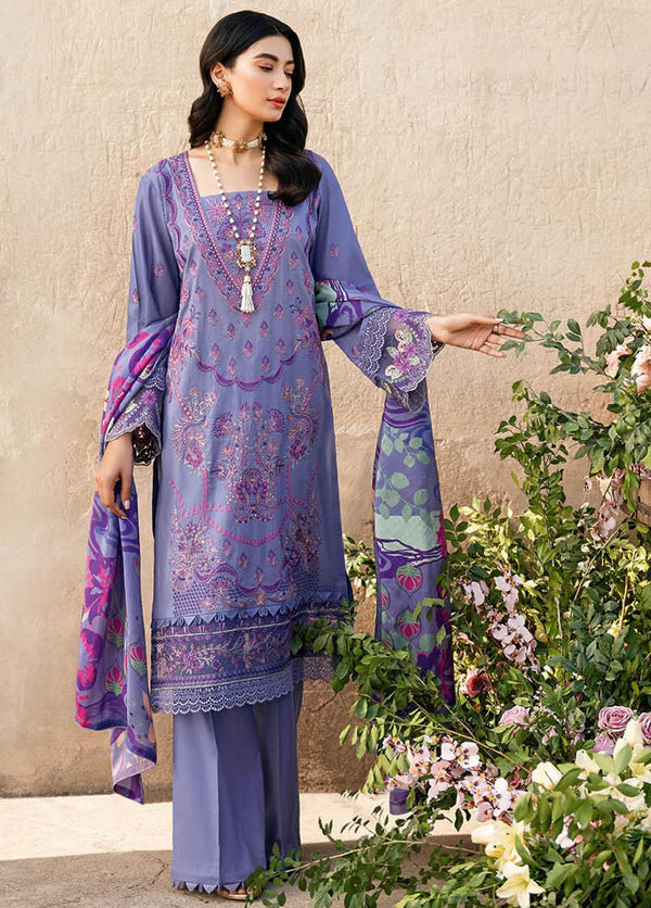 D#10 Ramsha Andaaz Luxury Emb Lawn Collection 523 V-6