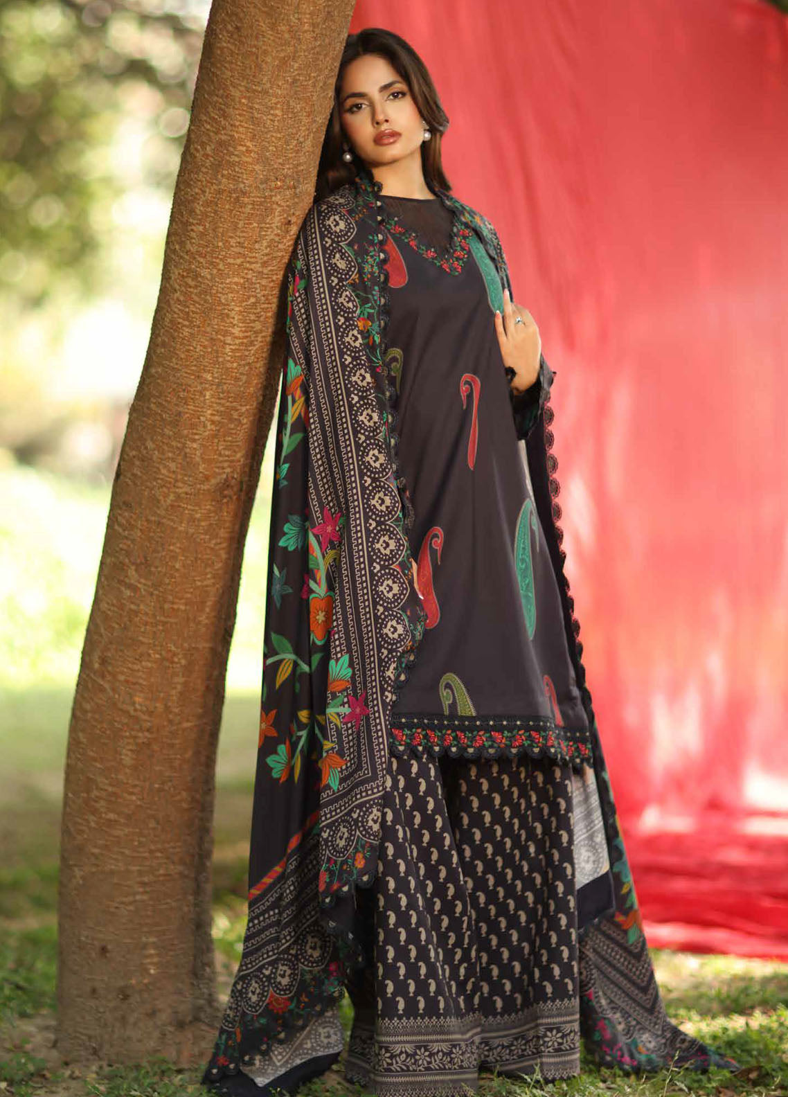 Aniiq By Charizma Embroidered Linen 3 Piece Unstitched Suit CH25AELV2 D-ANW6-10