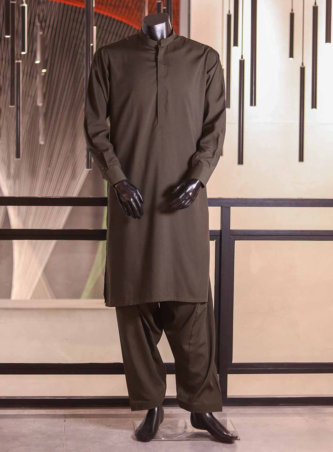 Arch By Sami Saeed Wash & Wear Men's Stitched Kameez Shalwar SS25AC D-BC-4567-KG
