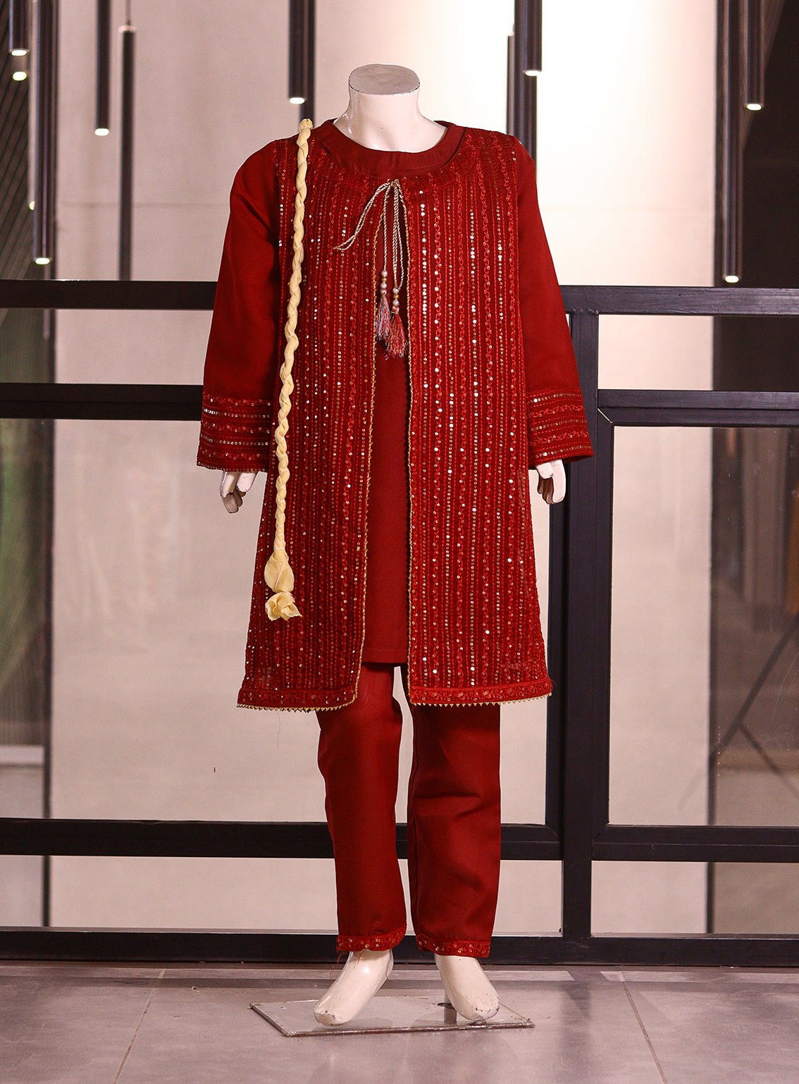 Aroob Embroidered Chiffon 3 Piece Stitched Suit ARB25G D-0236-MN