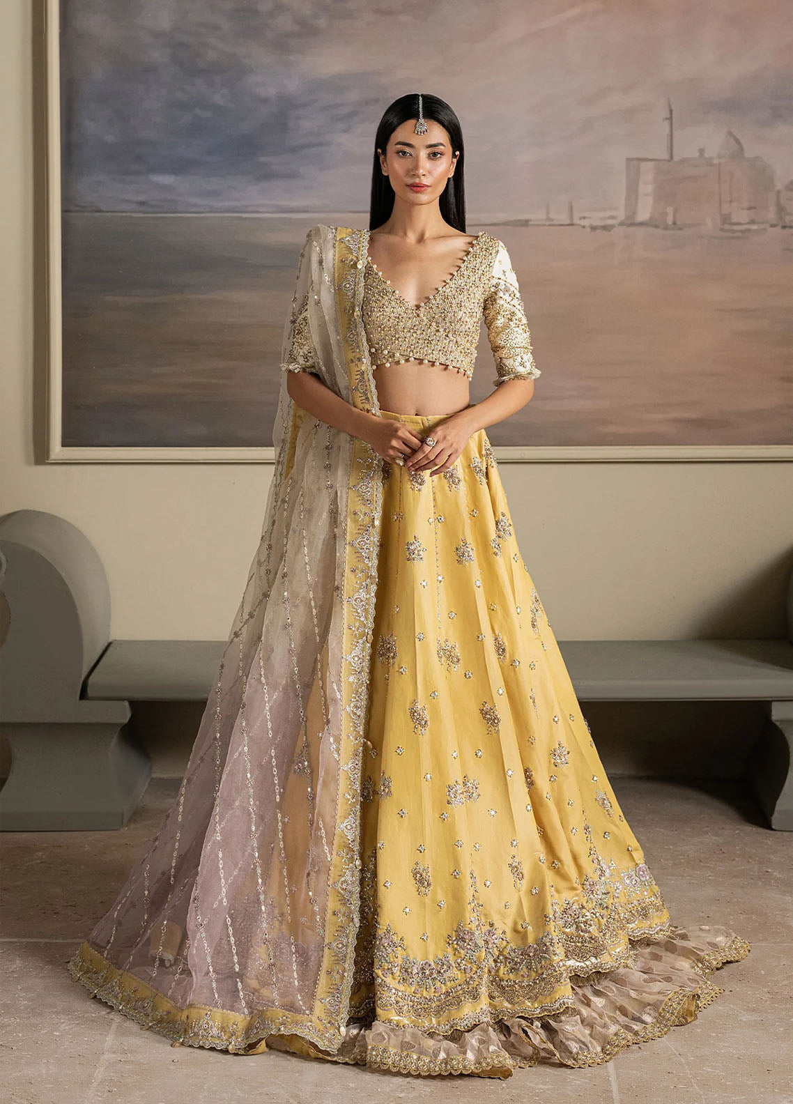 Ayzel By Afrozeh Ayzel By Afrozeh Solaris Embroidered Silk 3 Piece Unstitched Suit AF25ASWF D-08