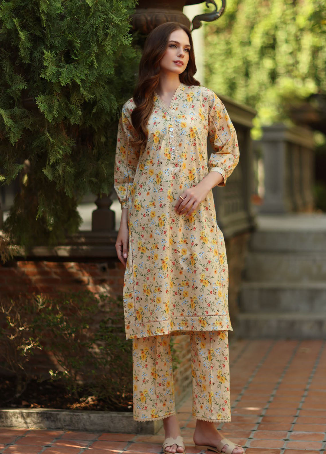 Bagh-E-Gul By Gul Ahmed Printed Lawn 1 Piece Unstitched Kurti GA26BG D-SL-62034