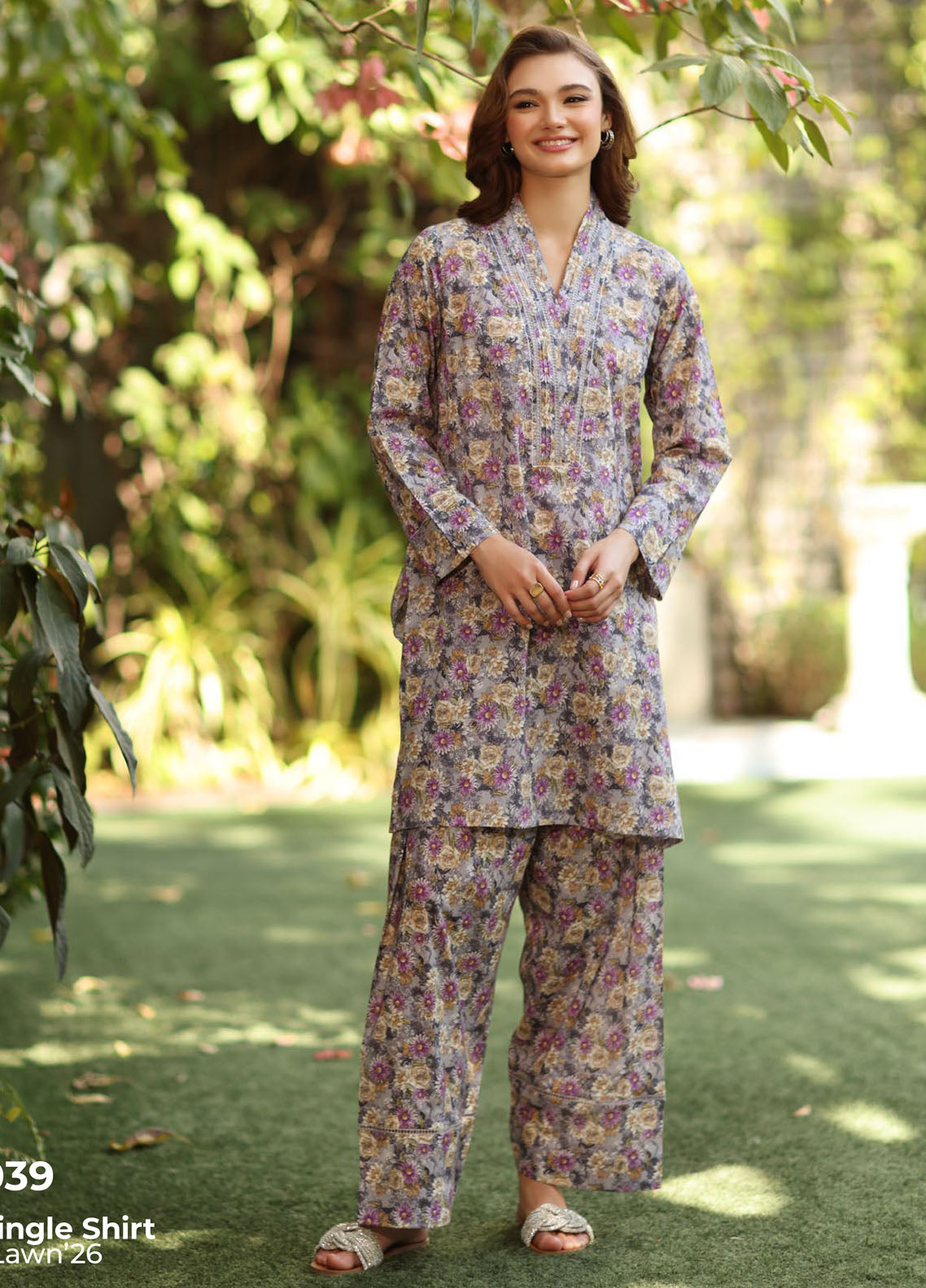 Bagh-E-Gul By Gul Ahmed Printed Lawn 1 Piece Unstitched Kurti GA26BG D-SL-62039