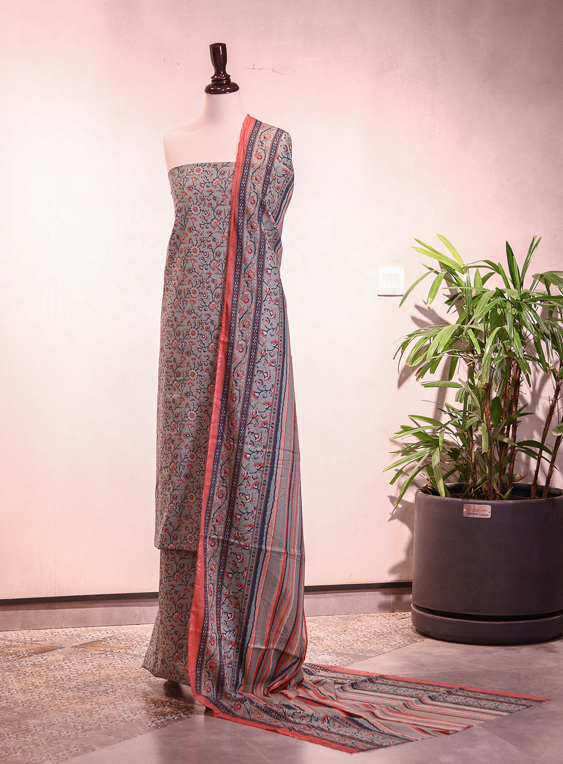 Bin Saeed Digital Printed Lawn 3 Piece Unstitched Suit BS26P D-ALL12