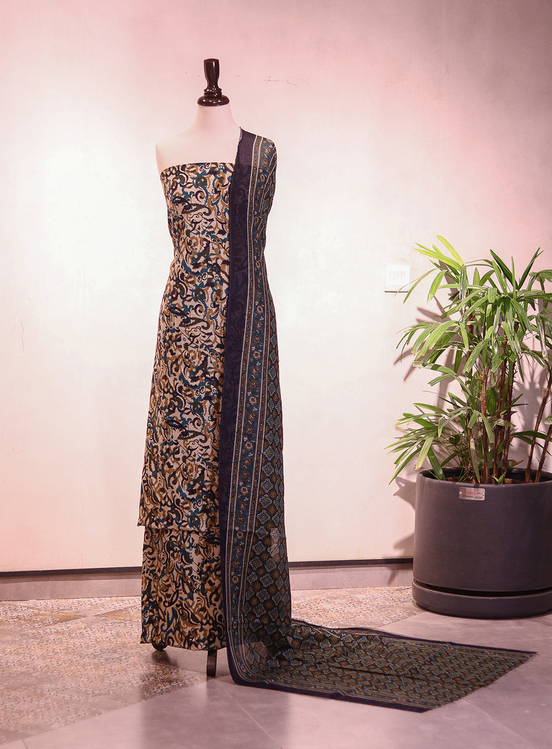 Bin Saeed Digital Printed Lawn 3 Piece Unstitched Suit BS26P D-ALL17