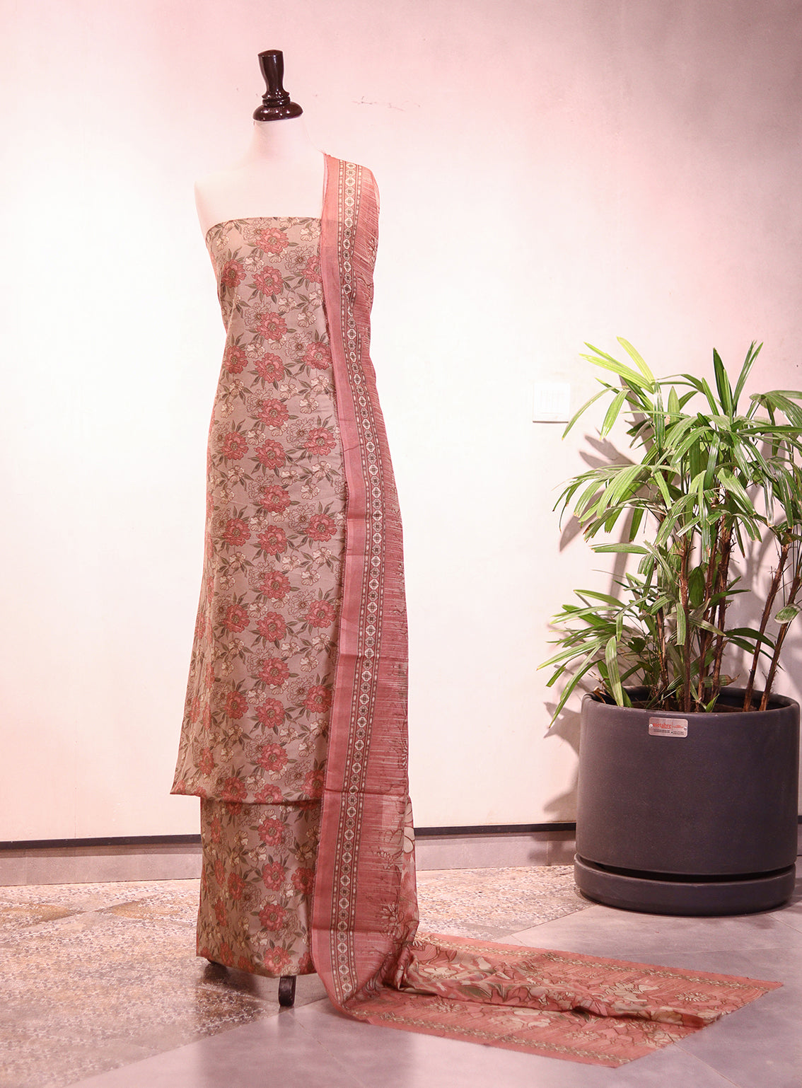 Bin Saeed Digital Printed Lawn 3 Piece Unstitched Suit BS26P D-ALL18