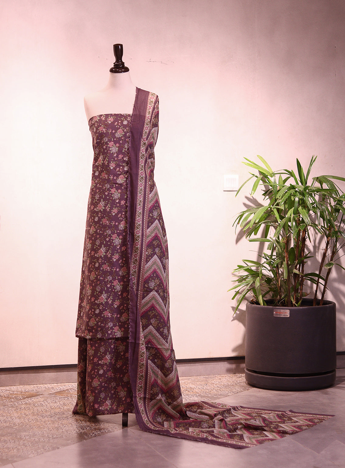 Bin Saeed Digital Printed Lawn 3 Piece Unstitched Suit BS26P D-ALL19