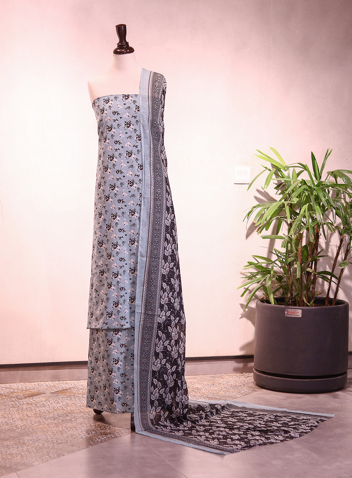 Bin Saeed Digital Printed Lawn 3 Piece Unstitched Suit BS26P D-ALL22