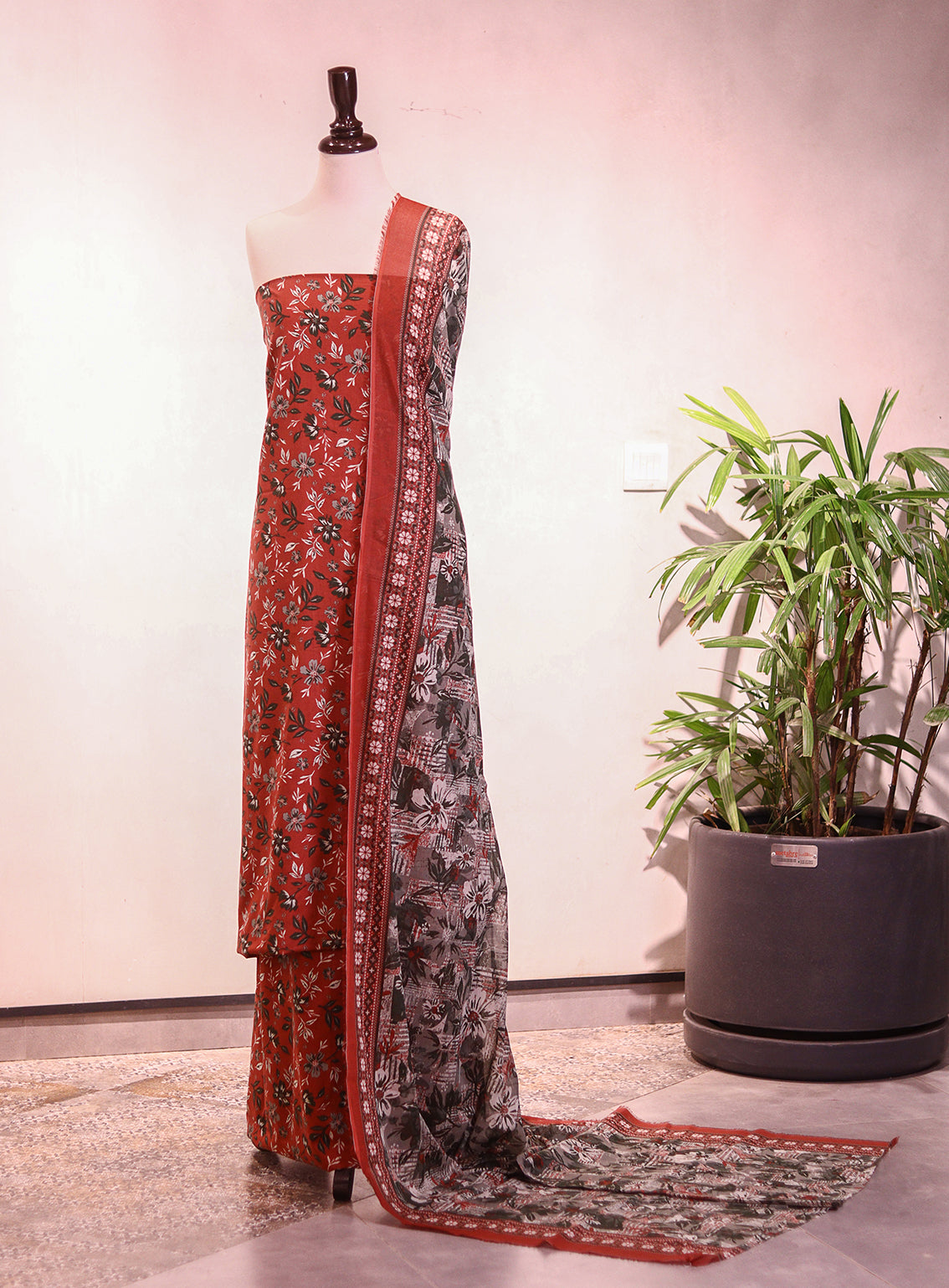 Bin Saeed Digital Printed Lawn 3 Piece Unstitched Suit BS26P D-ALL26