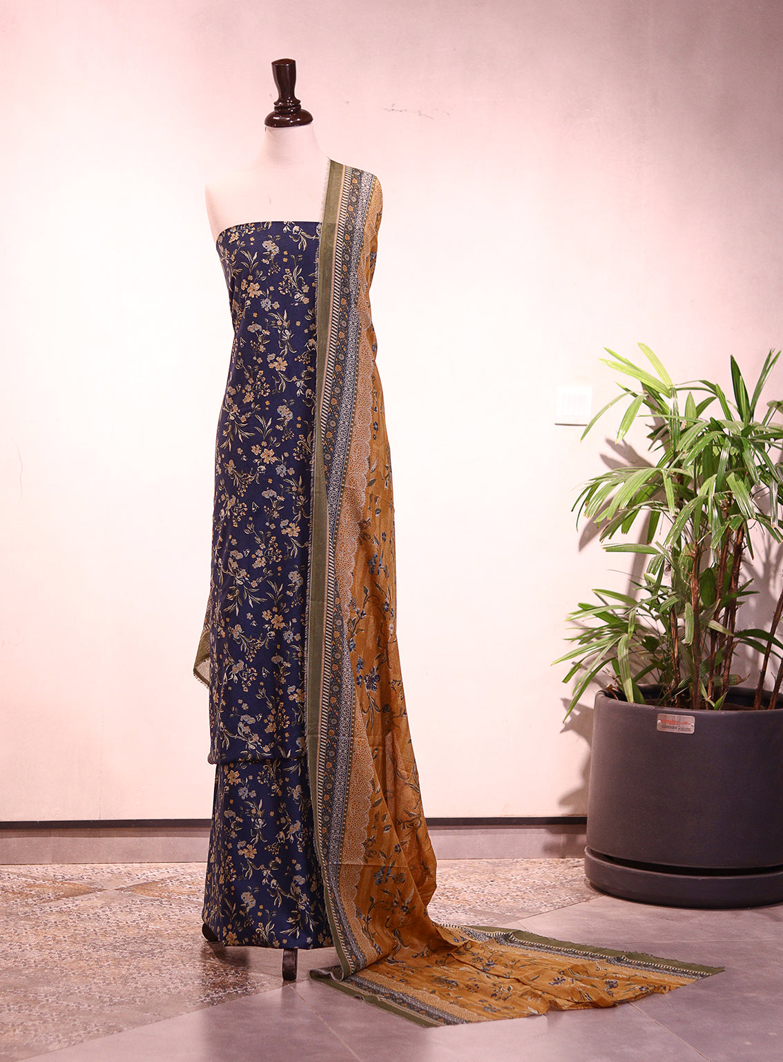 Bin Saeed Digital Printed Lawn 3 Piece Unstitched Suit BS26P D-ALL29