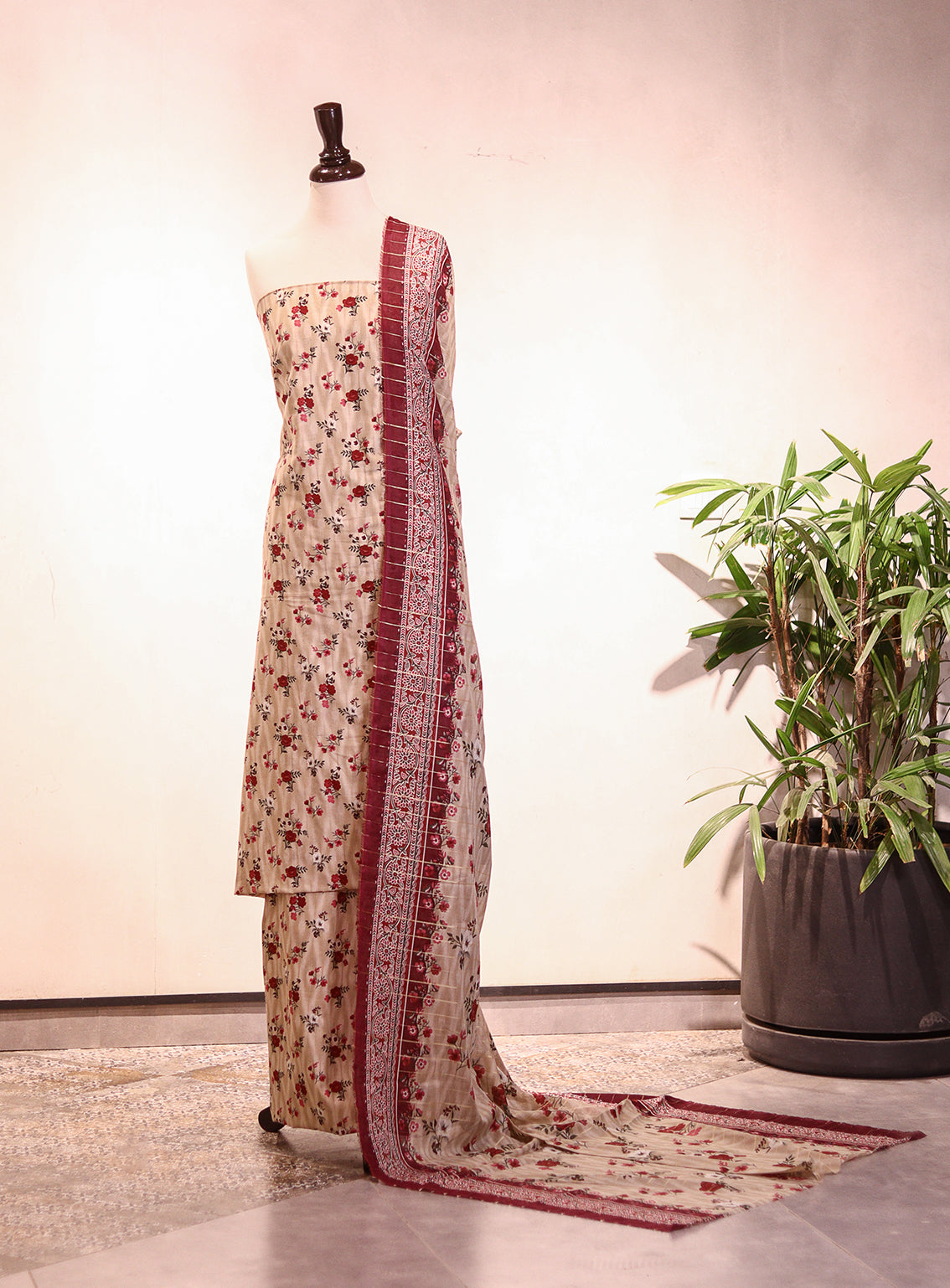 Bin Saeed Digital Printed Lawn 3 Piece Unstitched Suit BS26P D-ALL36