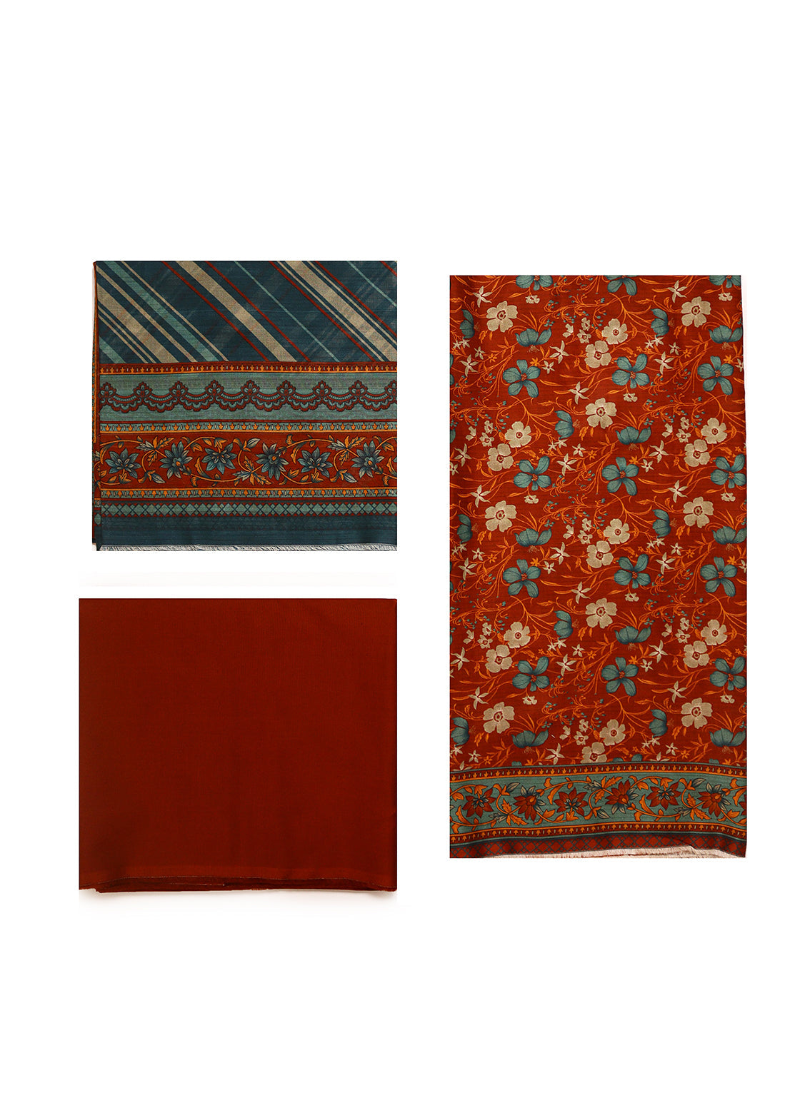 Bin Saeed Printed Lawn 3 Piece Unstitched Suit BS25PL D-623