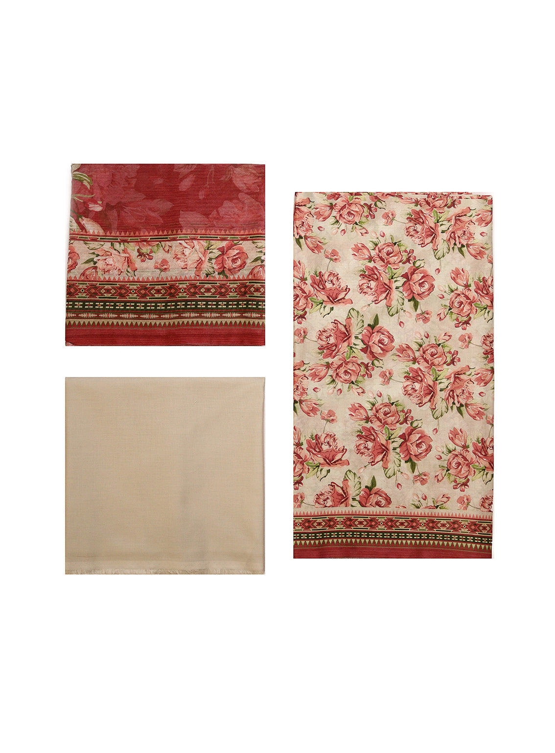 Bin Saeed Printed Lawn 3 Piece Unstitched Suit BS25PL D-BP-42