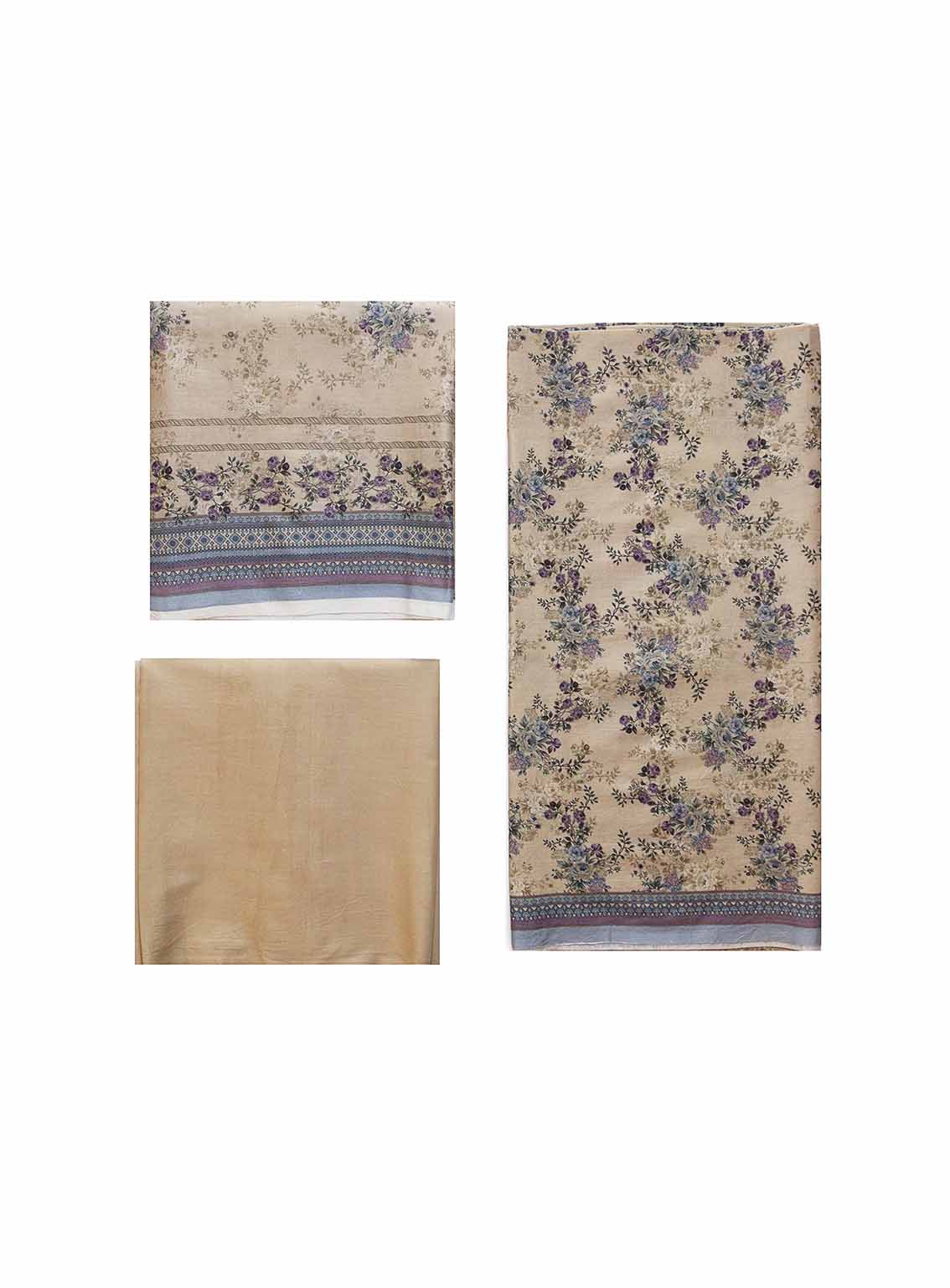 Bin Saeed Printed Lawn 3 Piece Unstitched Suit BS25PL D-M-03