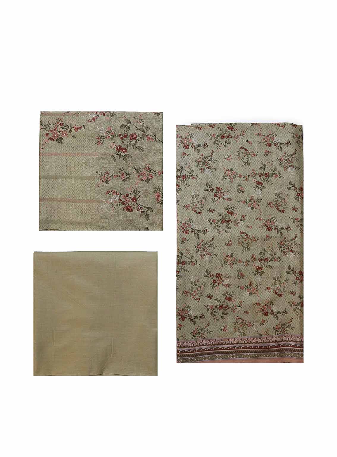 Bin Saeed Printed Lawn 3 Piece Unstitched Suit BS25PL D-M-05