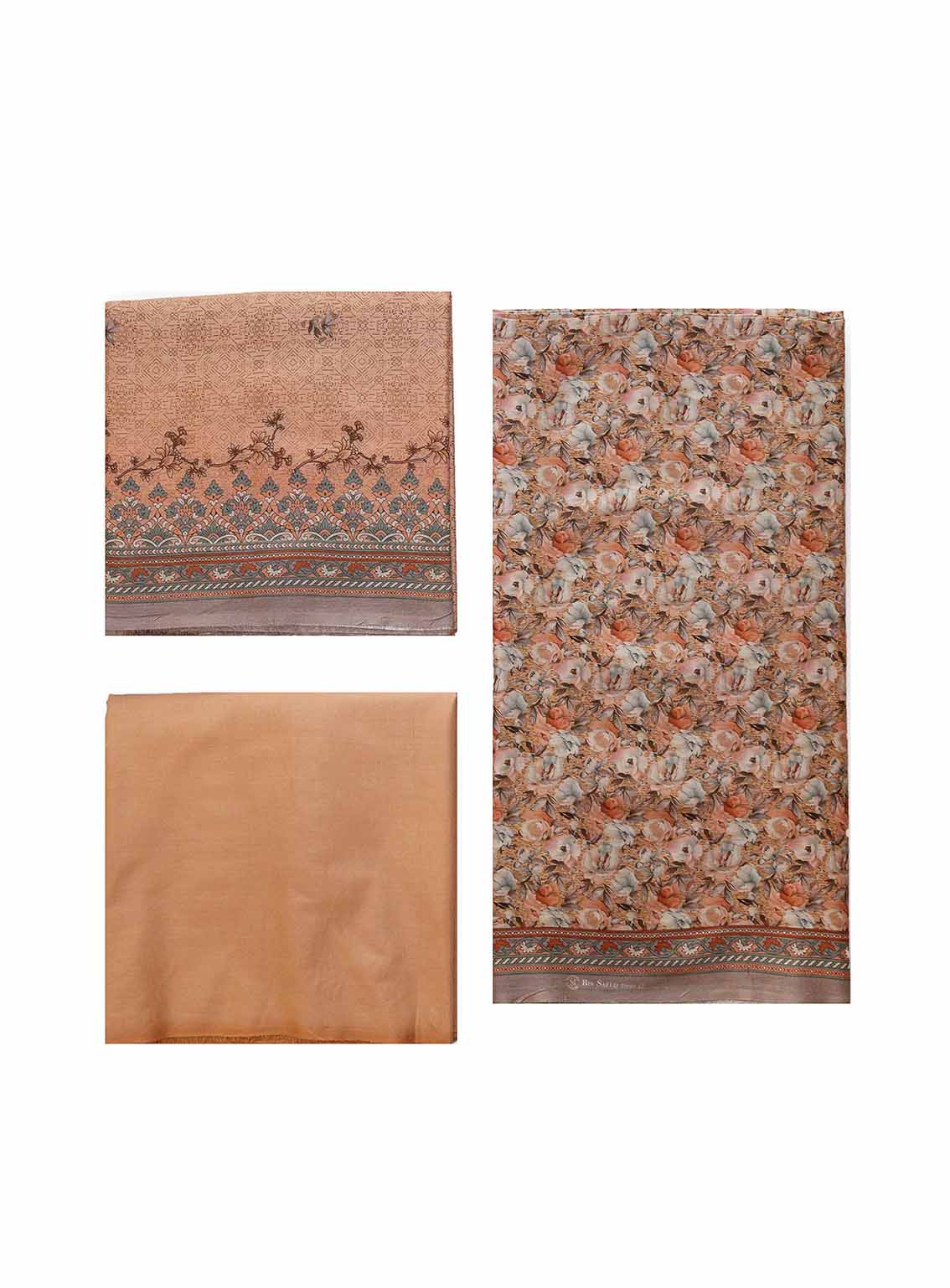 Bin Saeed Printed Lawn 3 Piece Unstitched Suit BS25PL D-M-17