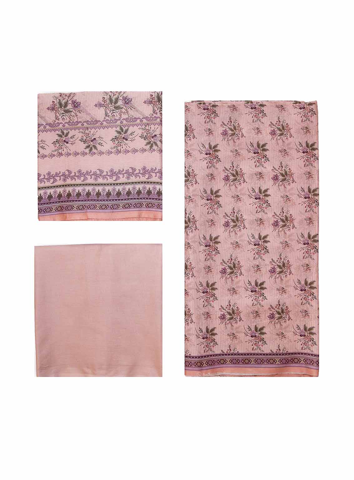 Bin Saeed Printed Lawn 3 Piece Unstitched Suit BS25PL D-M-18