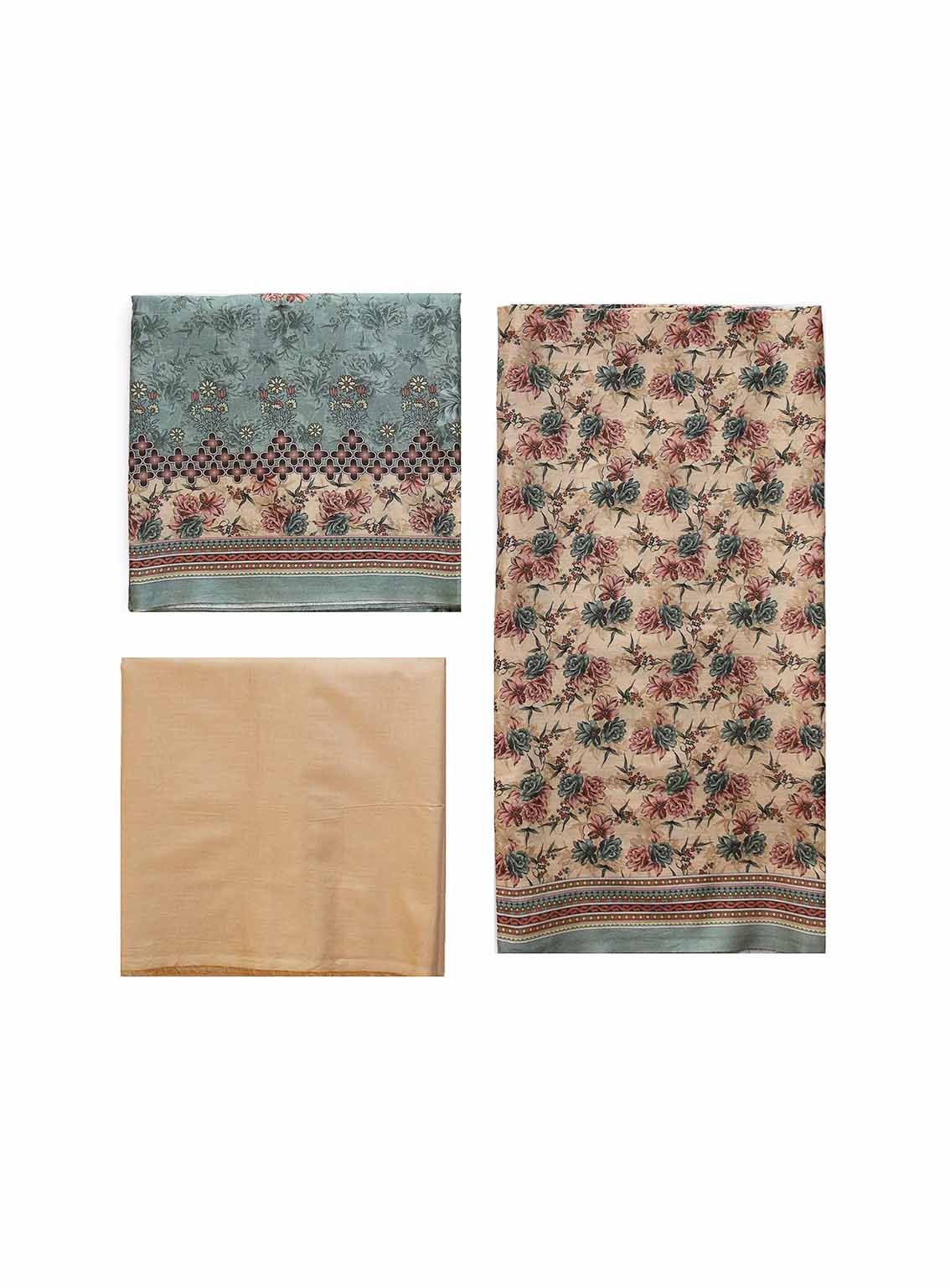 Bin Saeed Printed Lawn 3 Piece Unstitched Suit BS25PL D-MPSG-19