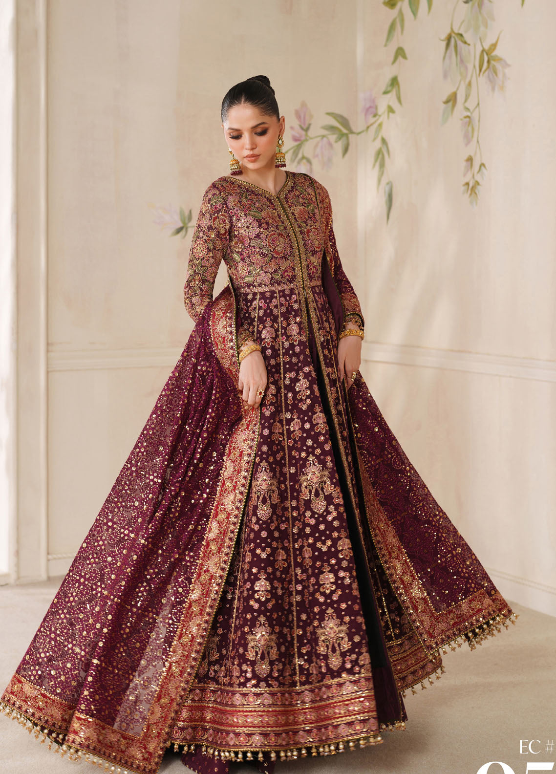 Chantelle By Baroque Embroidered Chiffon 3 Piece Unstitched Suit BQ25CFEV14 D-CH-05