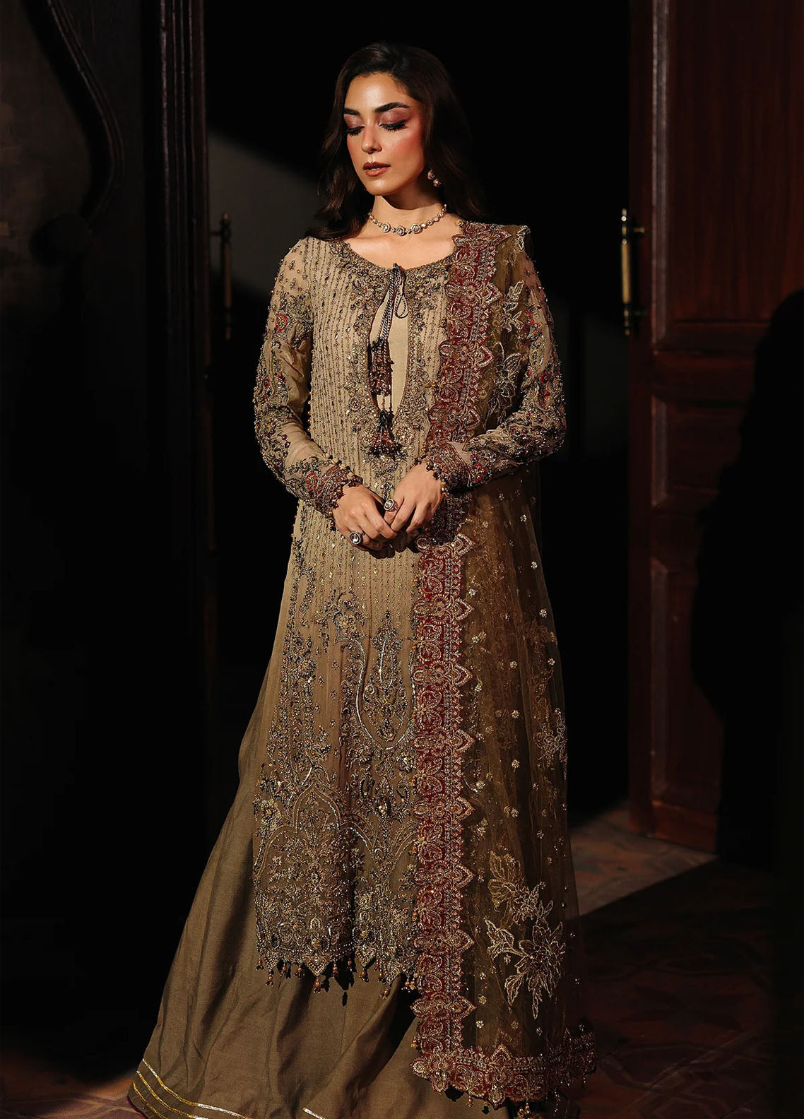 Dastan-E-Jashan By Charizma Embroidered Chiffon 4 Piece Unstitched Suit CH25DJV1 DJW-02