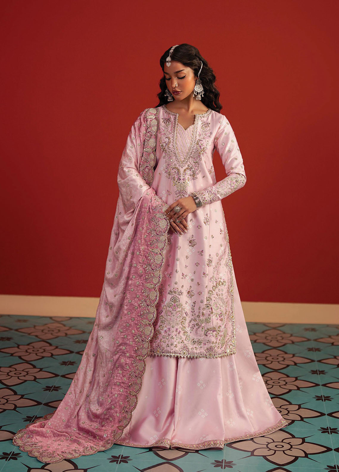 Divani By Afrozeh Embroidered Raw Silk 3 Piece Unstitched Suit AF25D D-08 SUFIYA