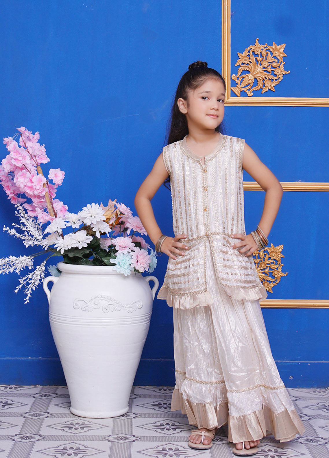 Eemans Fashion Fancy Banarsi Stitched Suit EEF25K&G D-709-GL