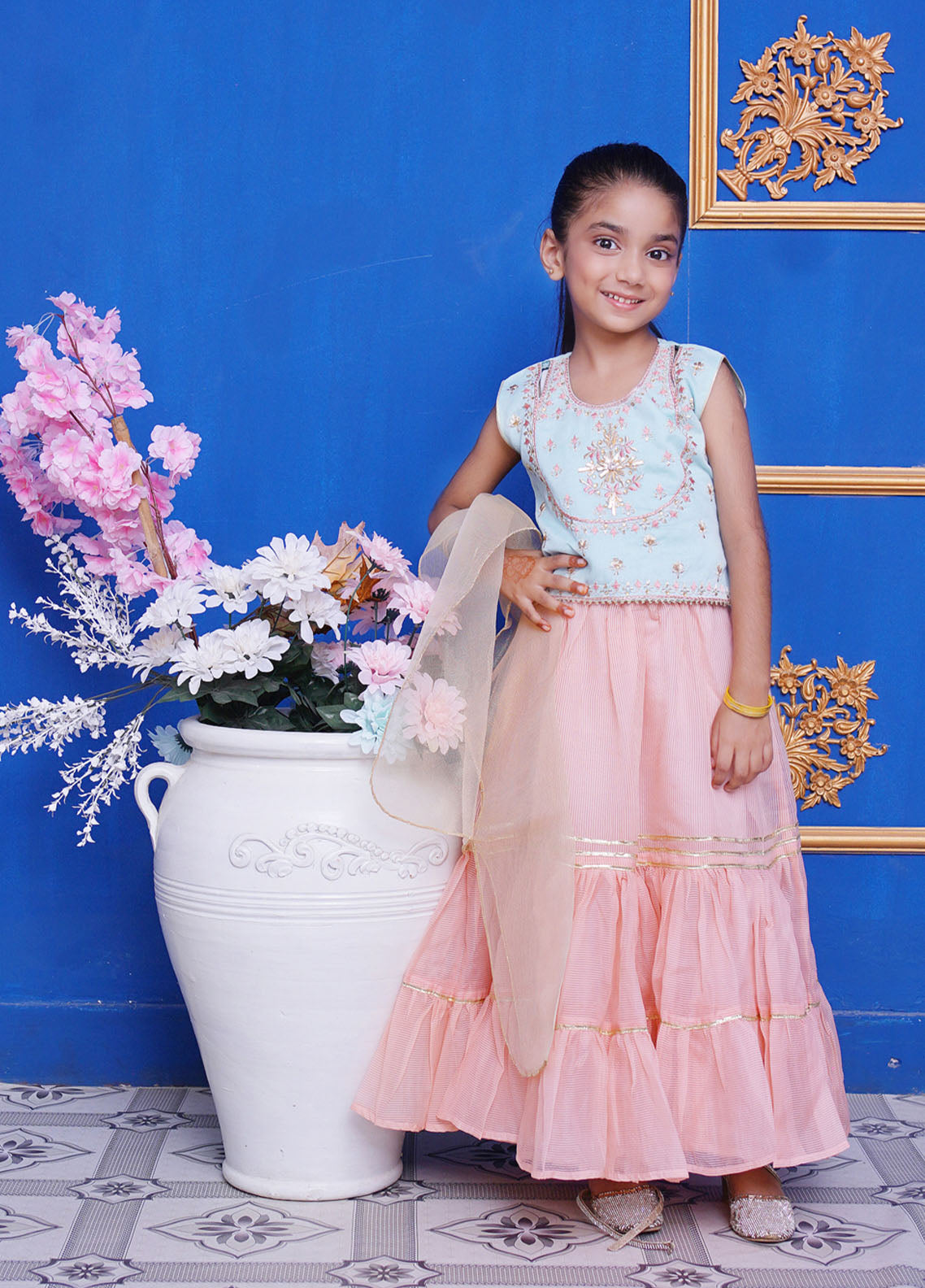 Eemans Fashion Fancy Cotton Stitched Suit EEF25K&G D-713-FR