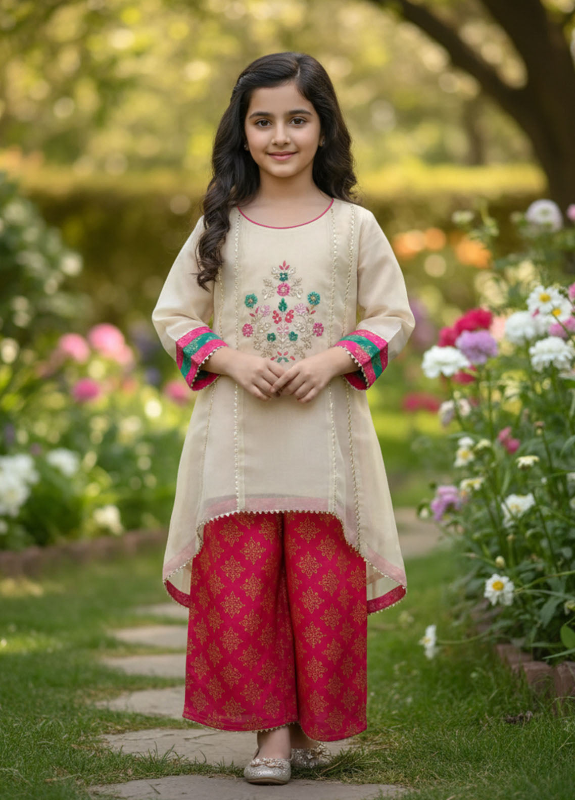 Eemans Fashion Fancy Messouri Stitched Suit EEF25K&G D-676-FN