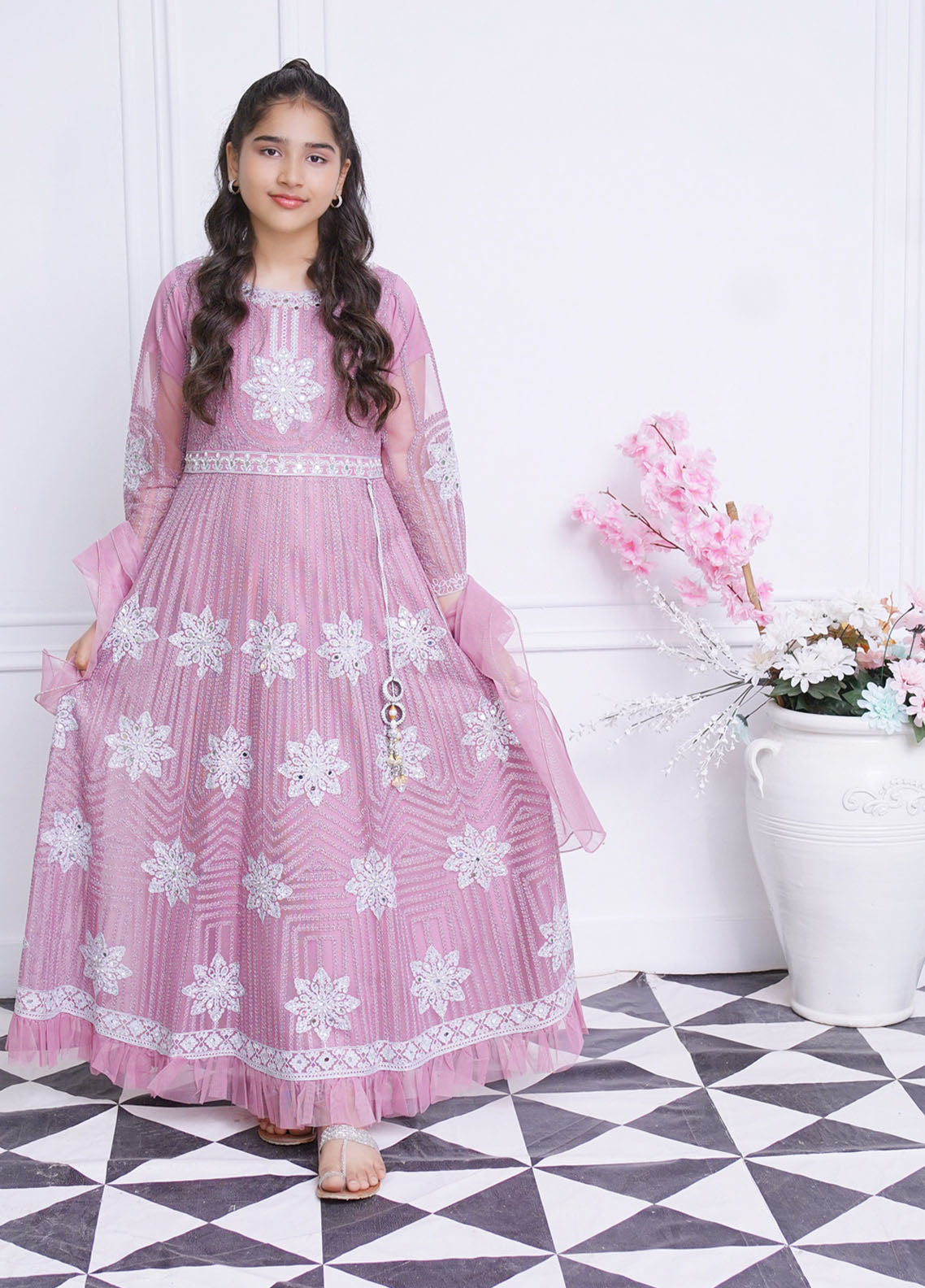 Eemans Fashion Fancy Net Stitched Suit EEF25K&G D-726-PH