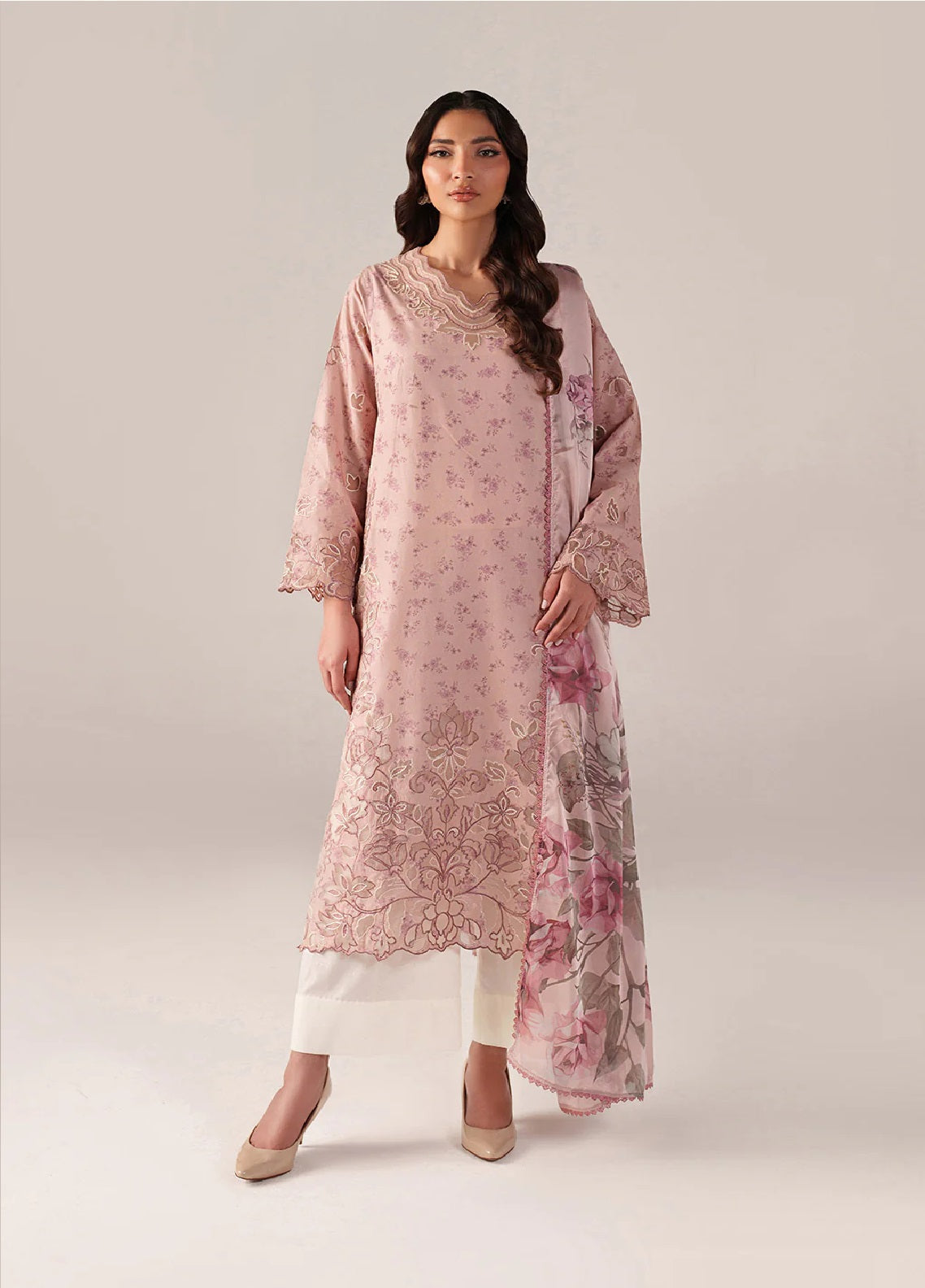 Iznik Embroidered Lawn 3 Piece Unstitched Suit IZ26SS D-SS-05