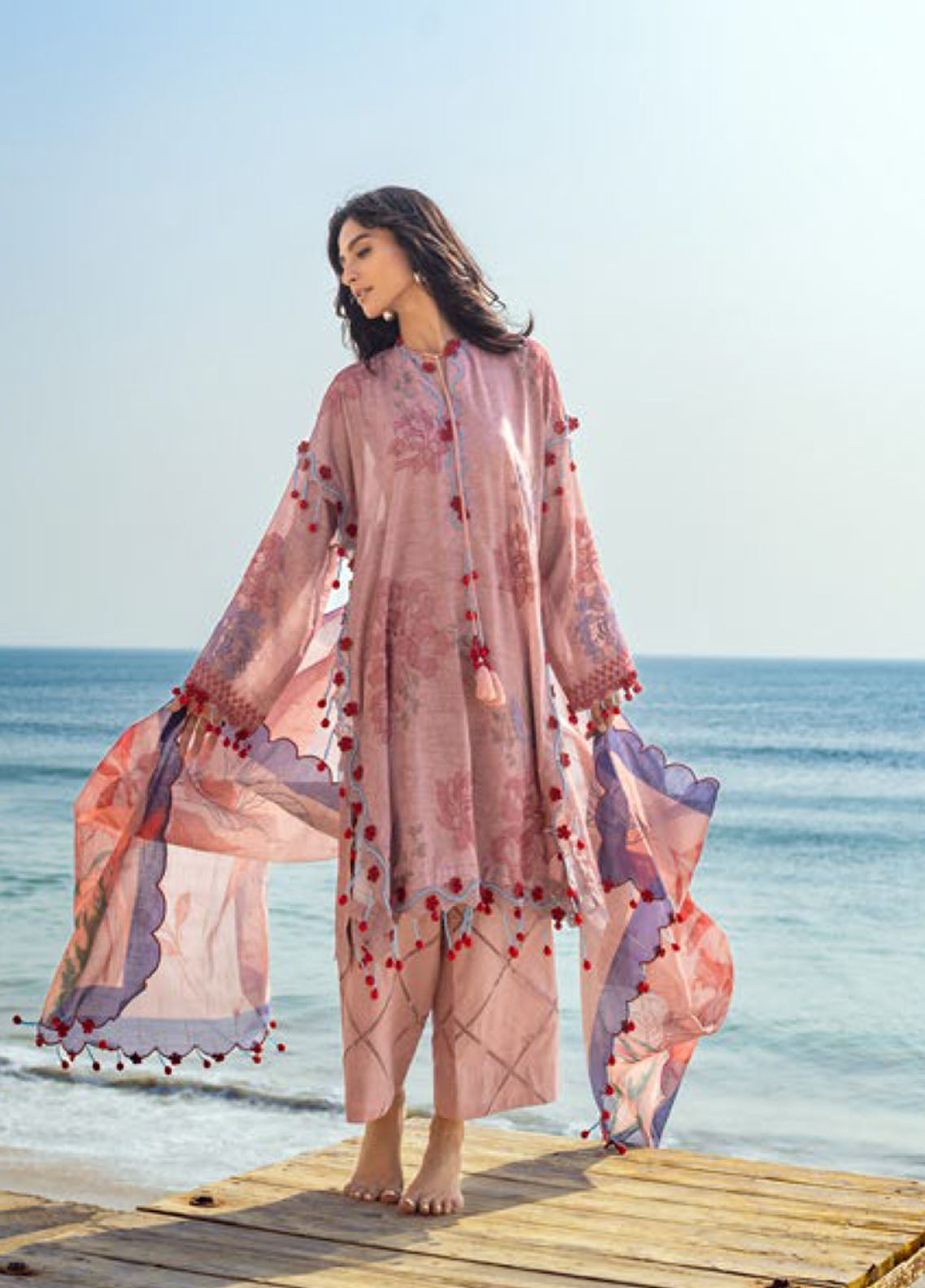 Khaab By Gul Ahmed Luxury Festive Formals Embroidered Paper Cotton 4 Piece Unstitched Suit GA26KLFF D-FE-52085