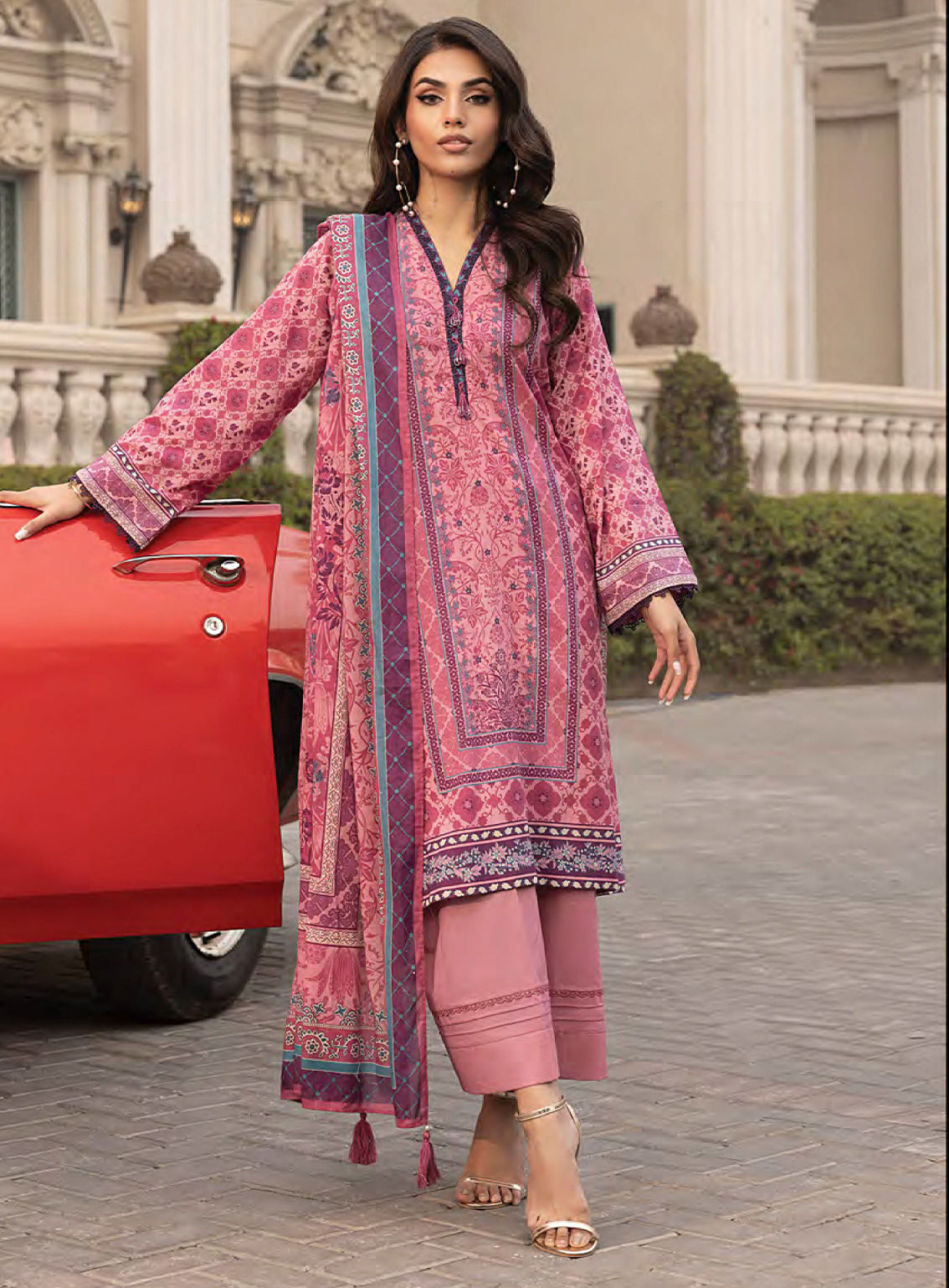 Komal By LSM Lakhany Printed Lawn 3 Piece Unstitched Suit LSM25KPL LG-RL-0166