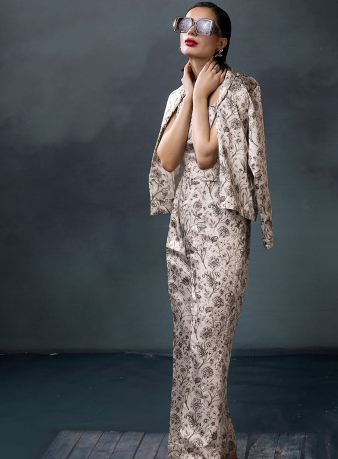 La Soie By Gul Ahmed Printed Silk 2 Piece Unstitched Suit GA24LSV1 TS-42009