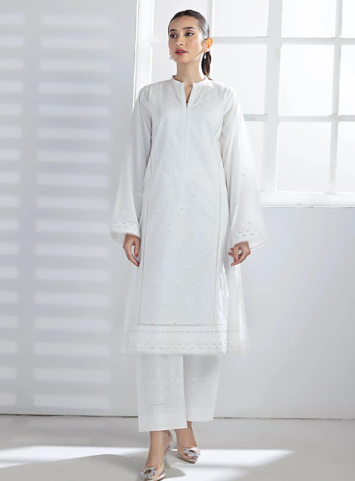Lakhany Pret Embroidered Cambric Kurti LG-IZ-0109