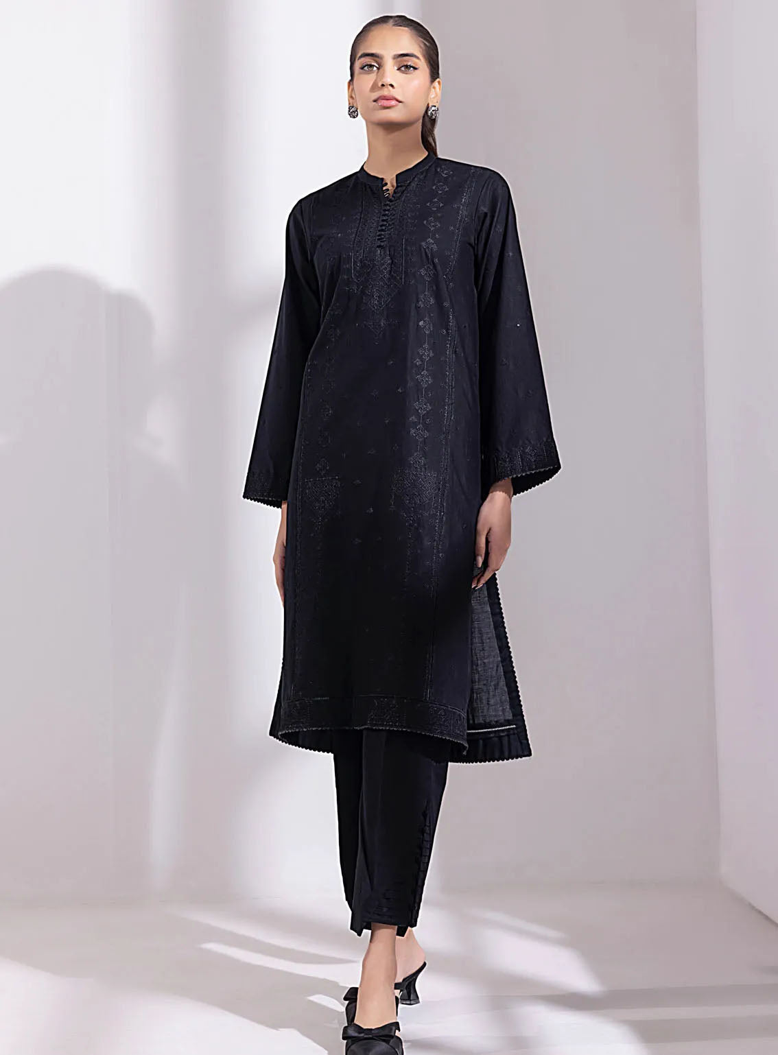 Lakhany Pret Embroidered Cambric Kurti LG-IZ-0173