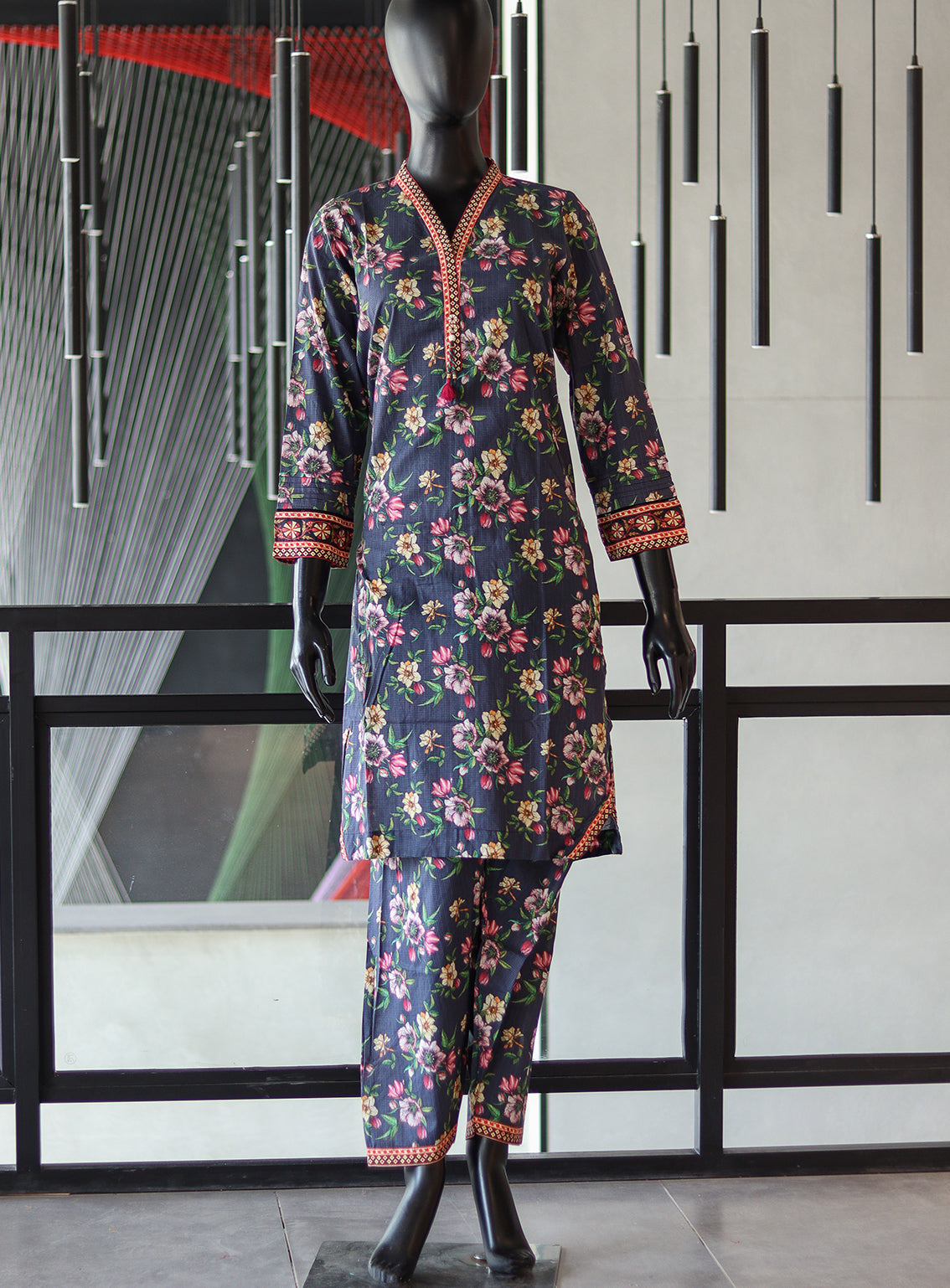 LSM Galleria Printed Lawn 2 Piece Stitched Suit - LSM24G LG-RL-0072