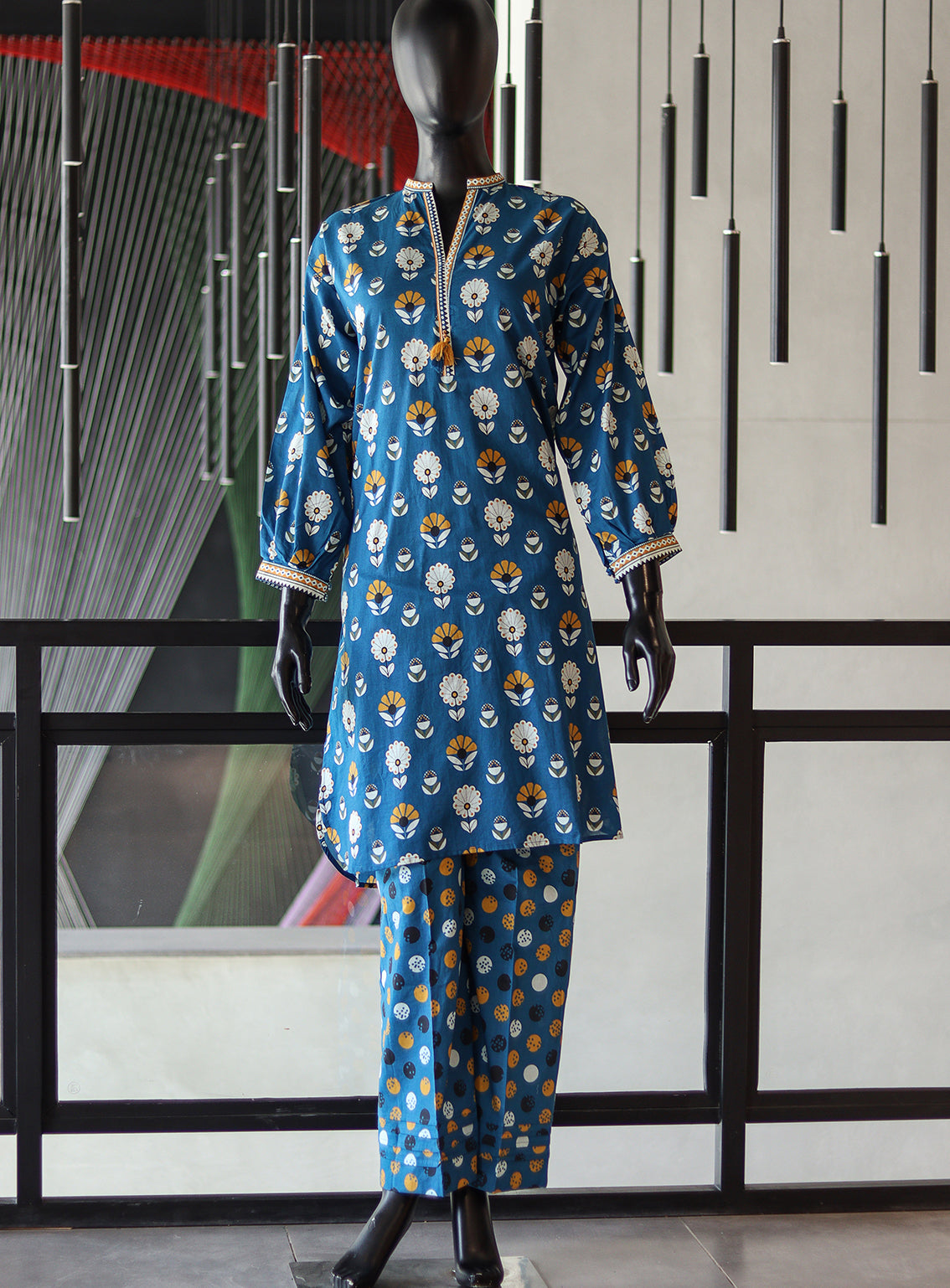 LSM Galleria Printed Lawn 2 Piece Stitched Suit - LSM24G LG-RL-0073