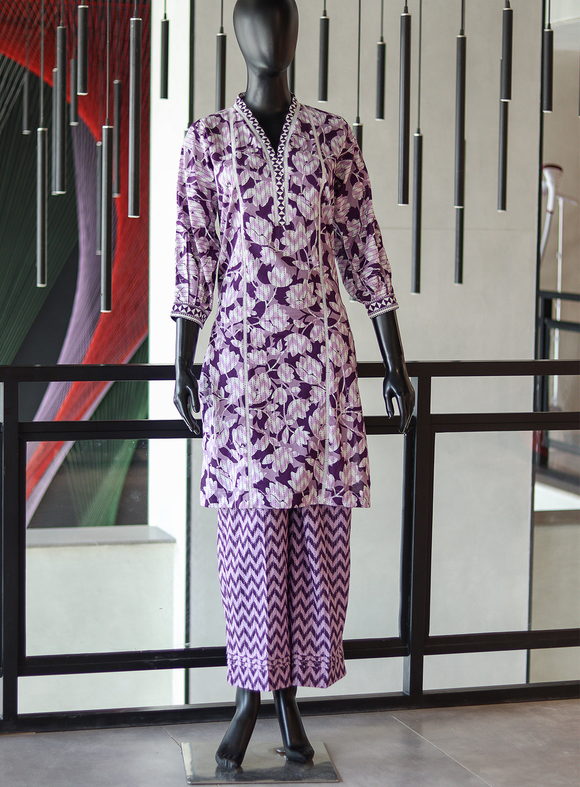 LSM Galleria Printed Lawn 2 Piece Stitched Suit - LSM24G LG-RL-0075
