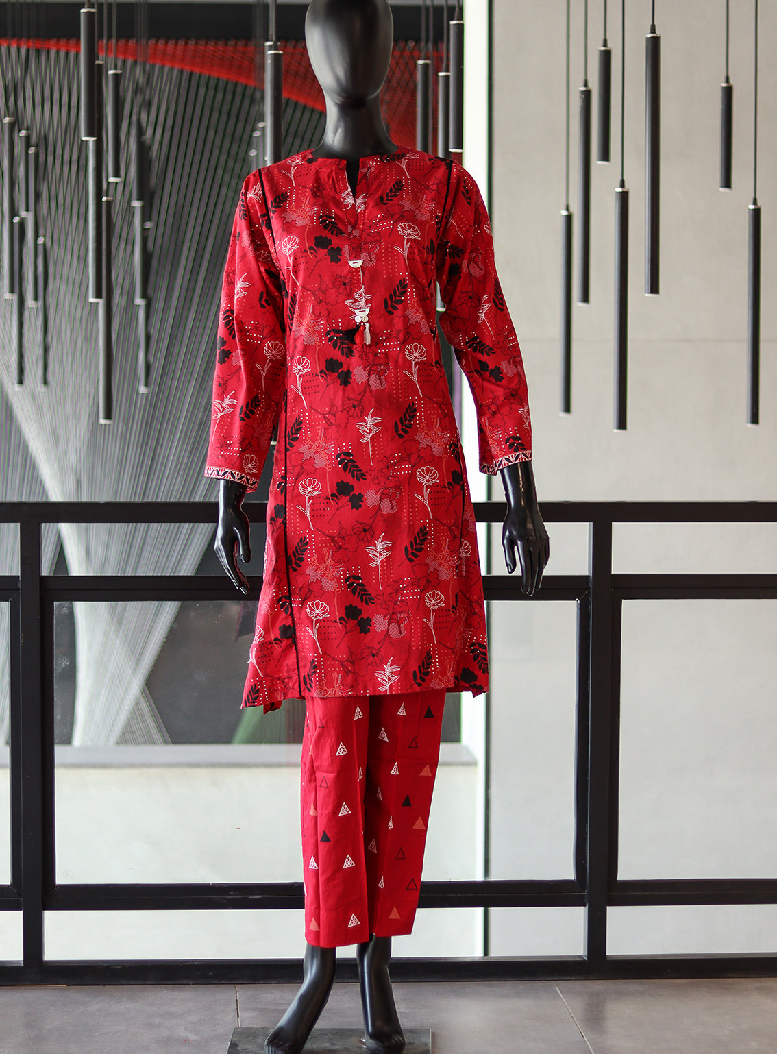 LSM Galleria Printed Lawn 2 Piece Stitched Suit - LSM24G LG-RL-0076