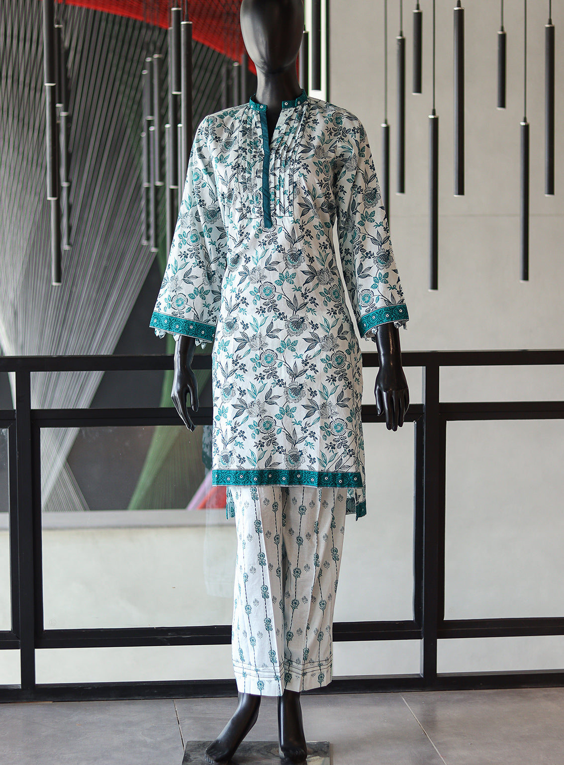 LSM Galleria Printed Lawn 2 Piece Stitched Suit - LSM24G LG-RL-0077