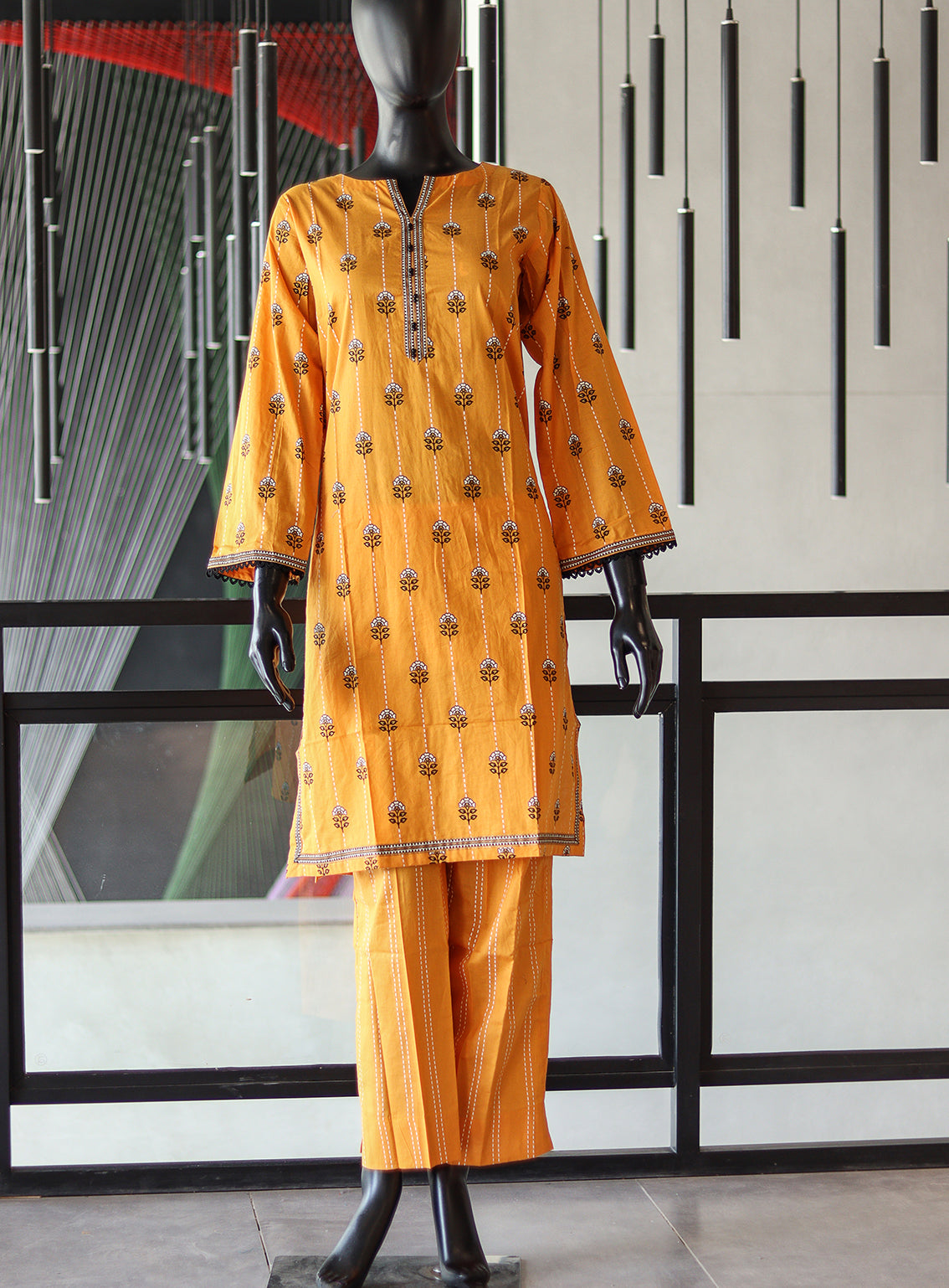 LSM Galleria Printed Lawn 2 Piece Stitched Suit - LSM24G LG-SR-0230