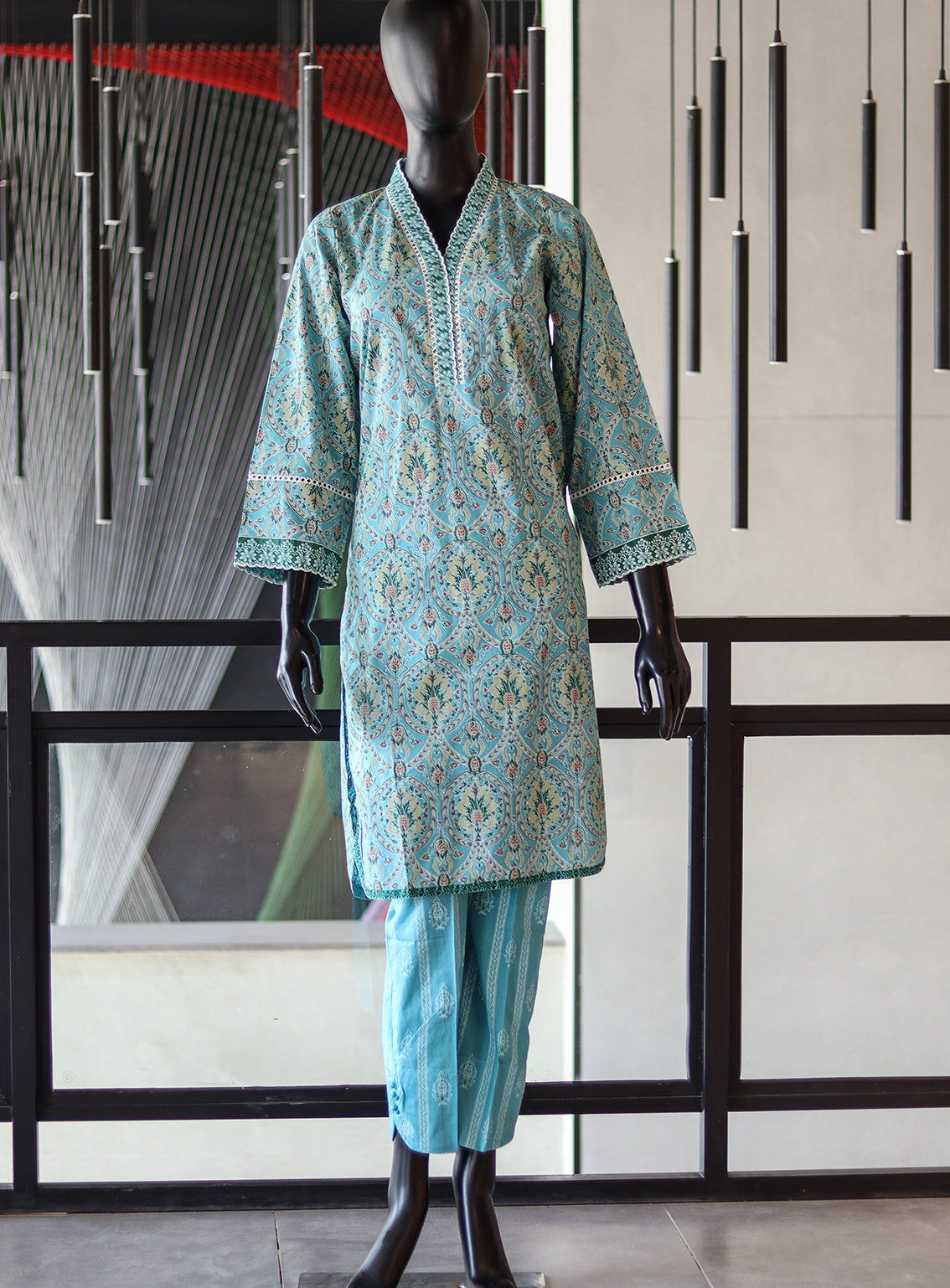LSM Galleria Printed Lawn 2 Piece Stitched Suit - LSM24G LSM-3629
