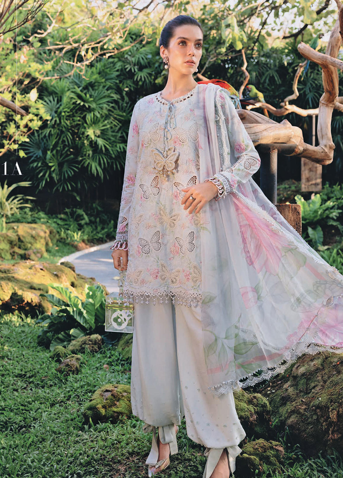 M.Prints By Maria B Embroidered Lawn 3 Piece Unstitched Suit MB26MPSS D-MPT-2901A