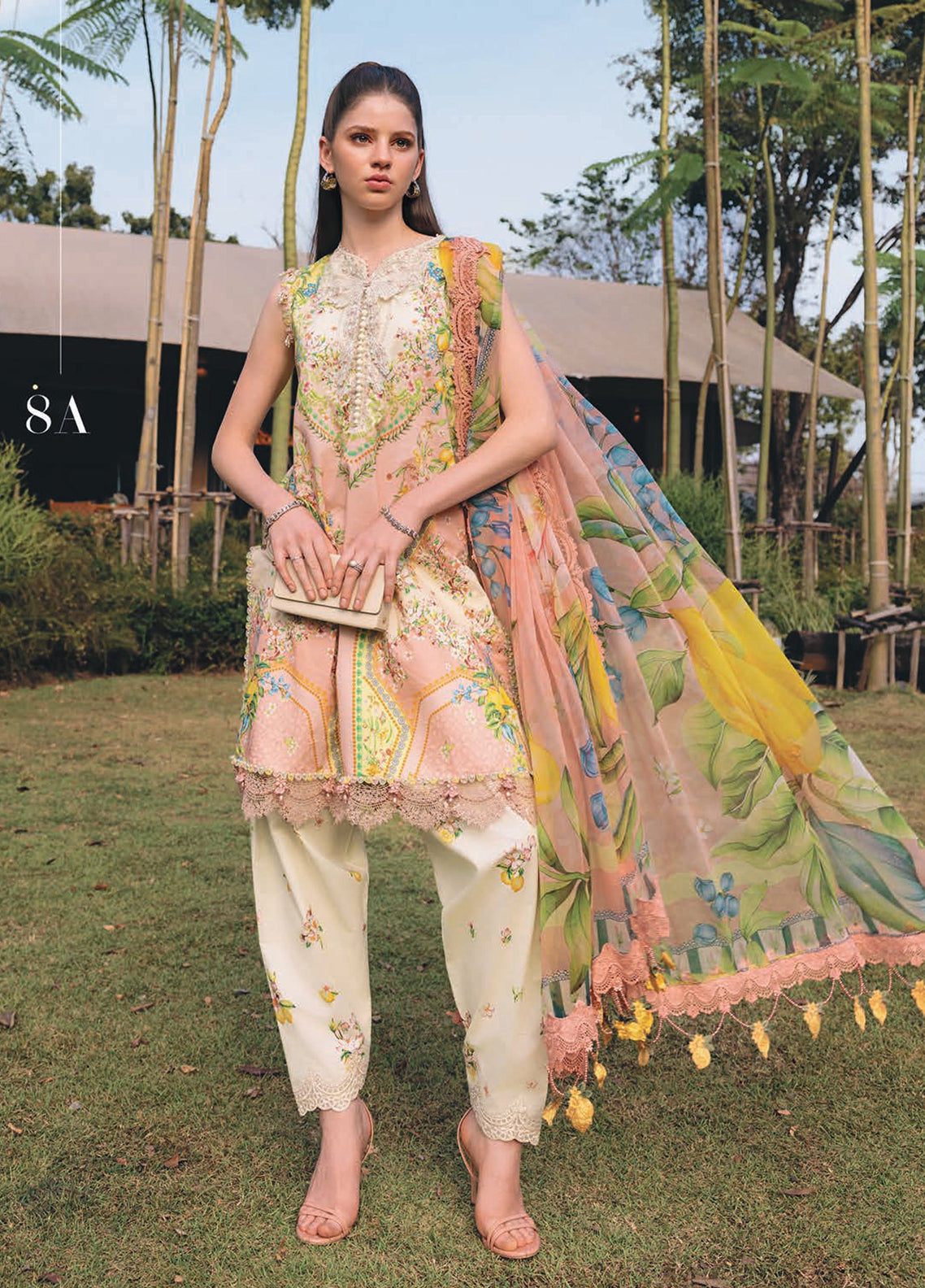 M.Prints By Maria B Embroidered Lawn 3 Piece Unstitched Suit MB26MPSS D-MPT-2908A