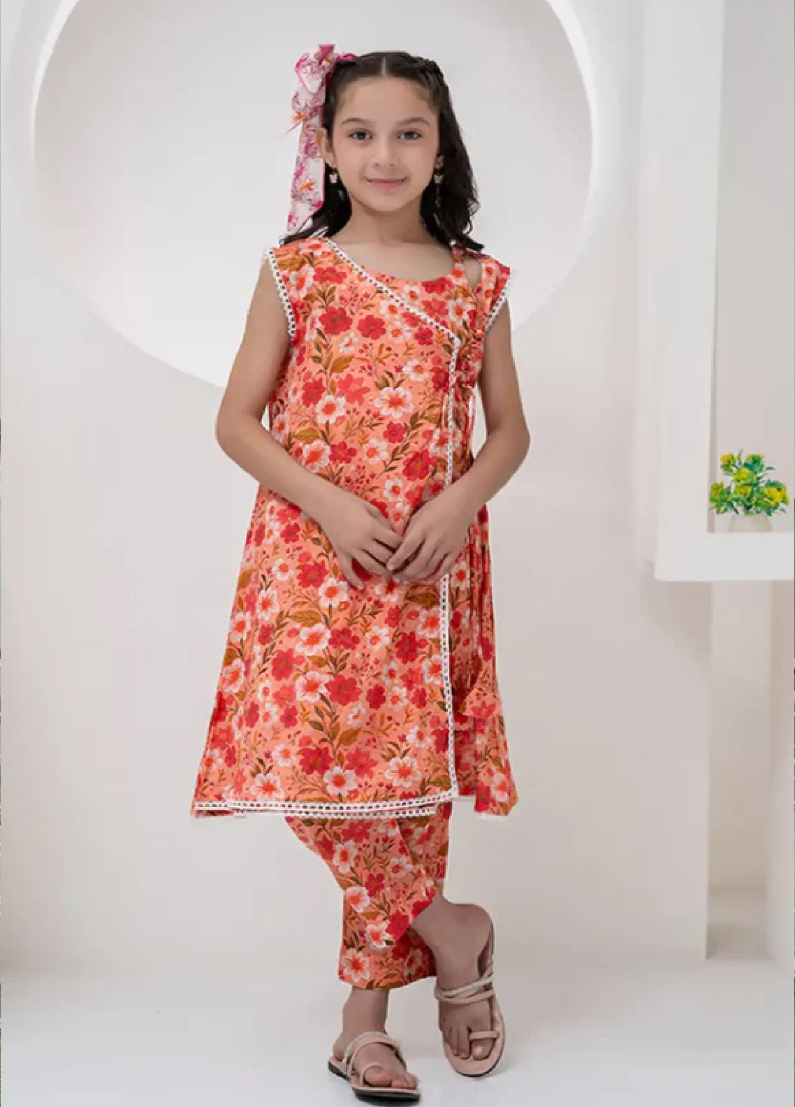 Mahroo Digital Printed Lawn 2 Piece Stitched Suit MMCS25K&G D-K-ALPRTW-054