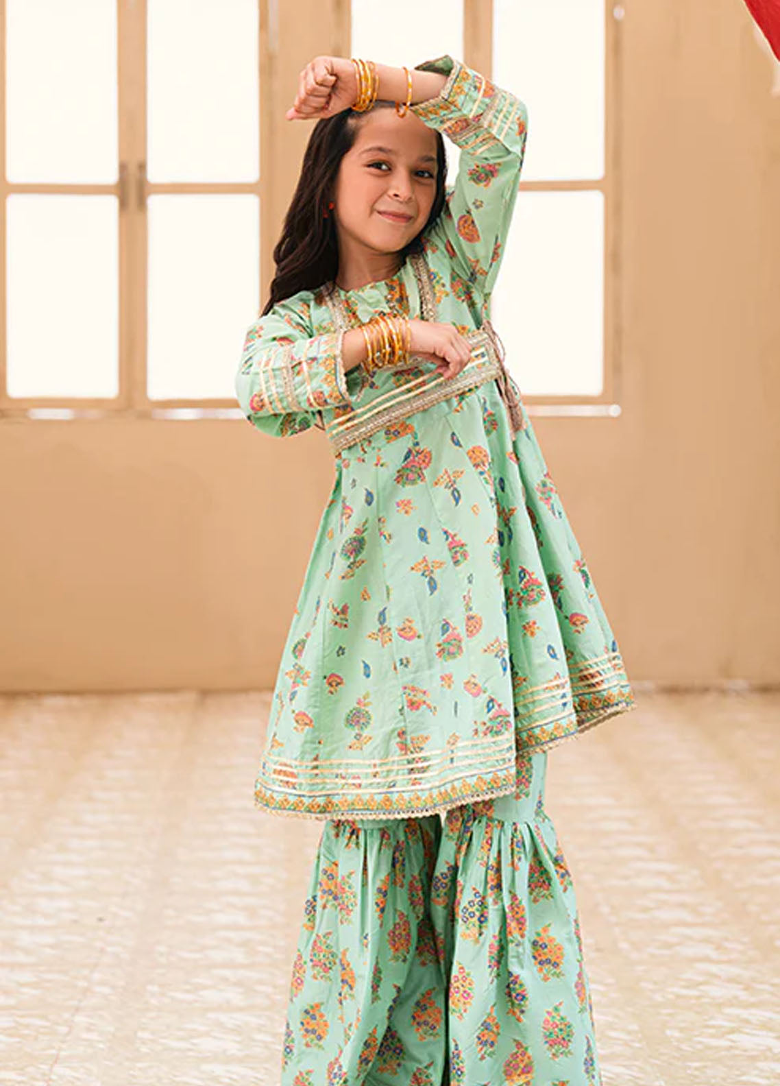 Mahroo Digital Printed Lawn 2 Piece Stitched Suit MMCS25K&G D-MG-011
