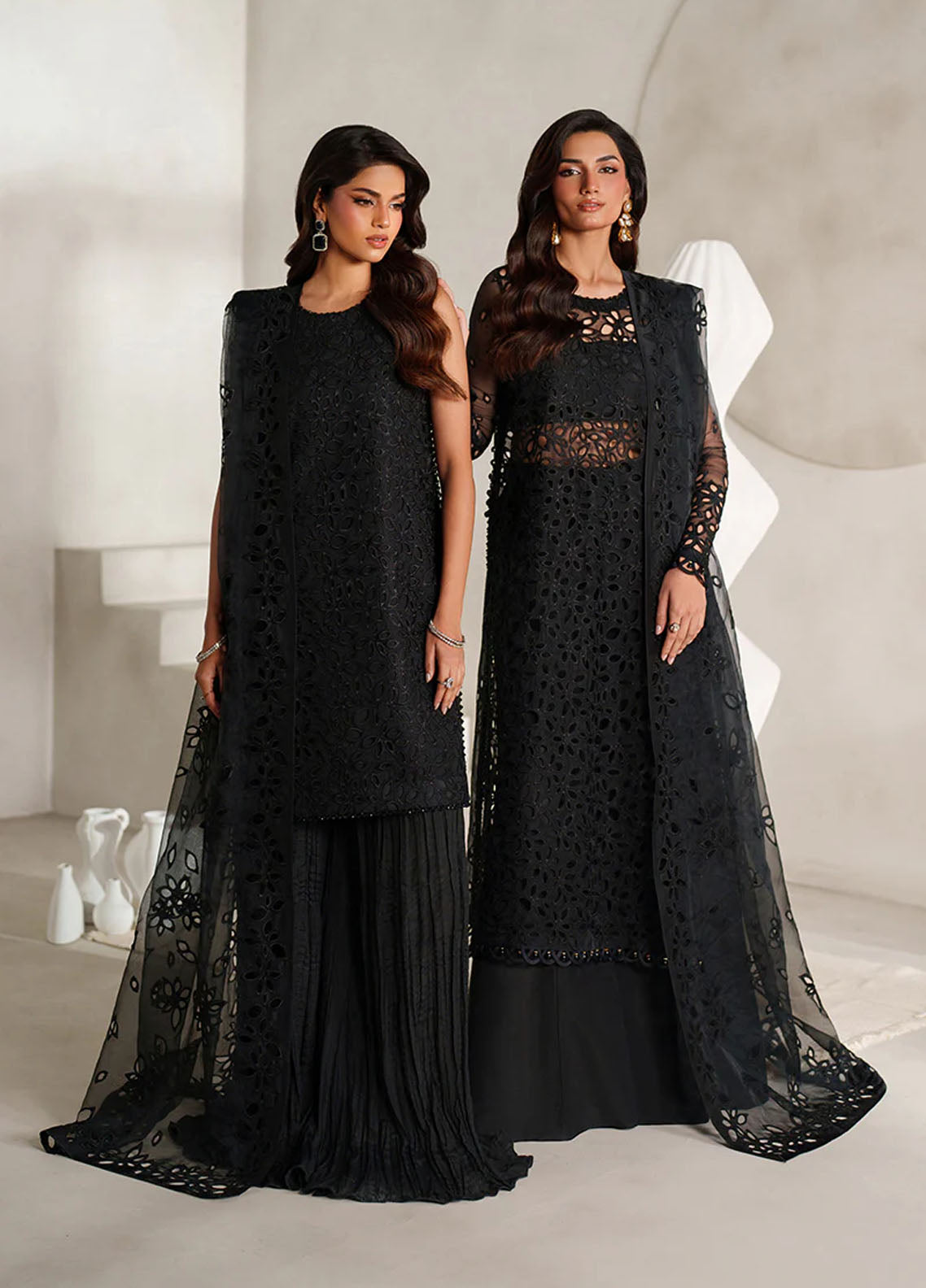 Muse Thread By Zarif Festive Embroidered Organza 3 Piece Unstitched Suit ZF25MT D-MT-04 MAELIN